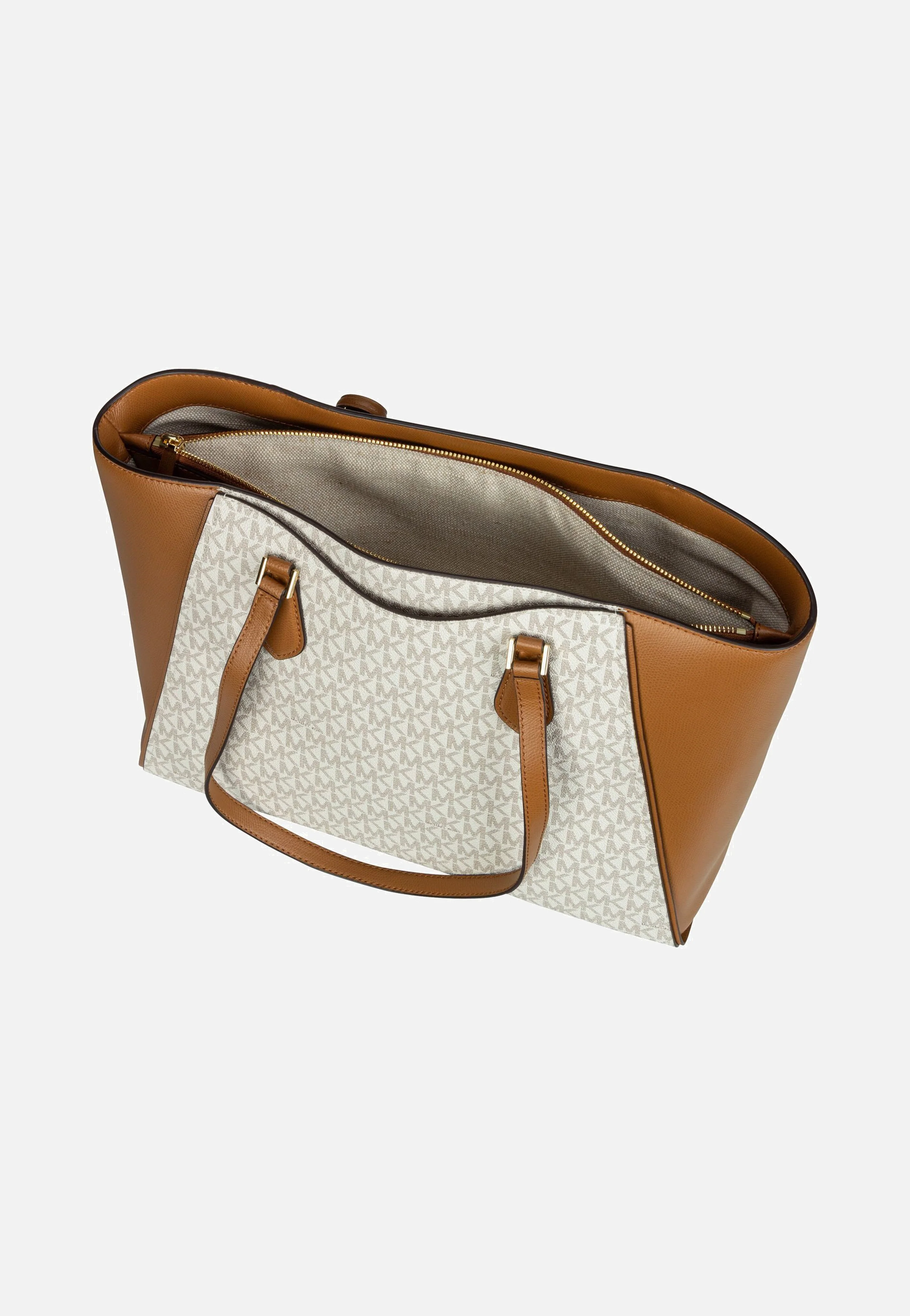 Taryn Large MF TZ MK SIG Vanilla/Acorn - Shopper - Image 3