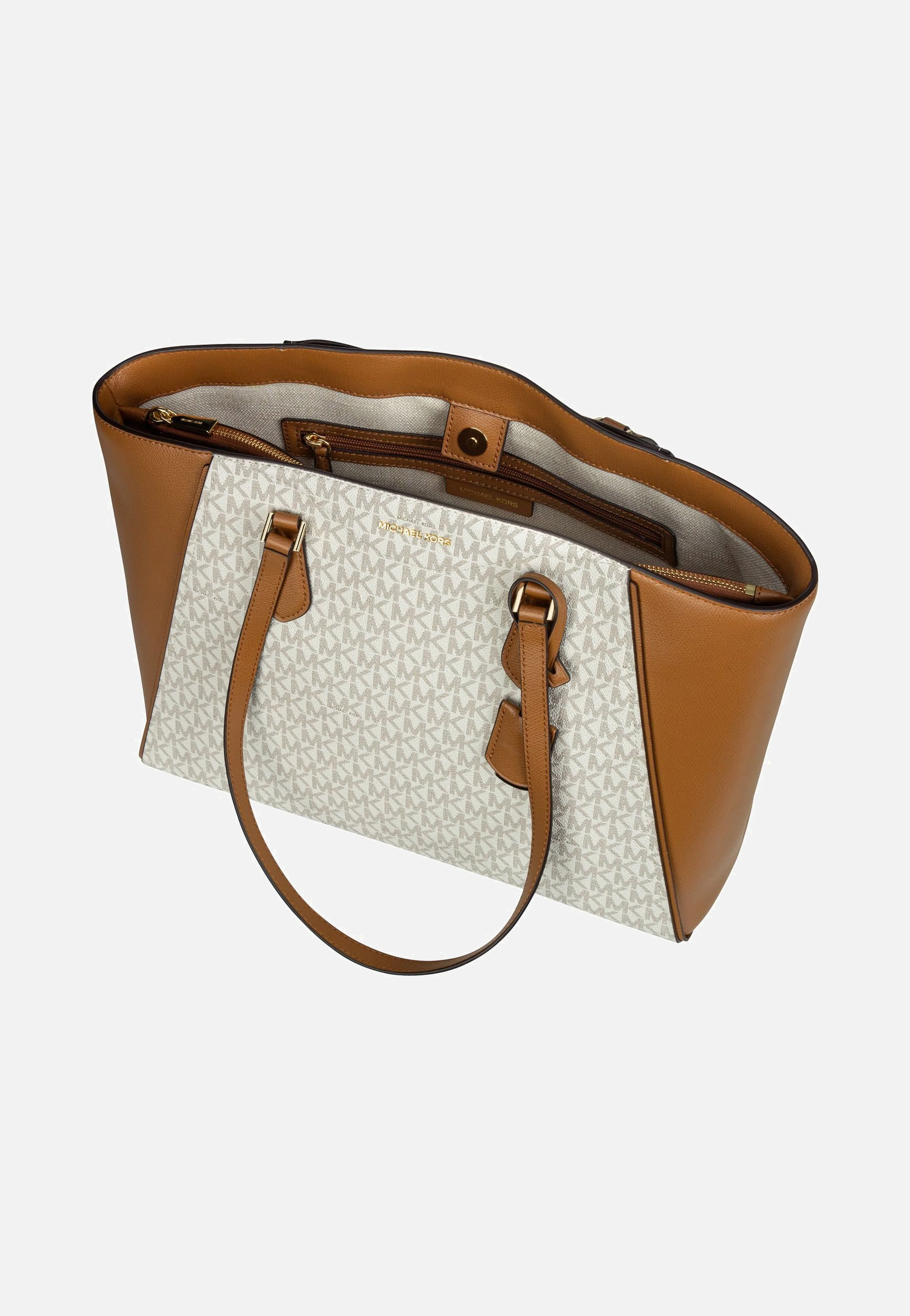 Taryn Large MF TZ MK SIG Vanilla/Acorn - Shopper - Image 4