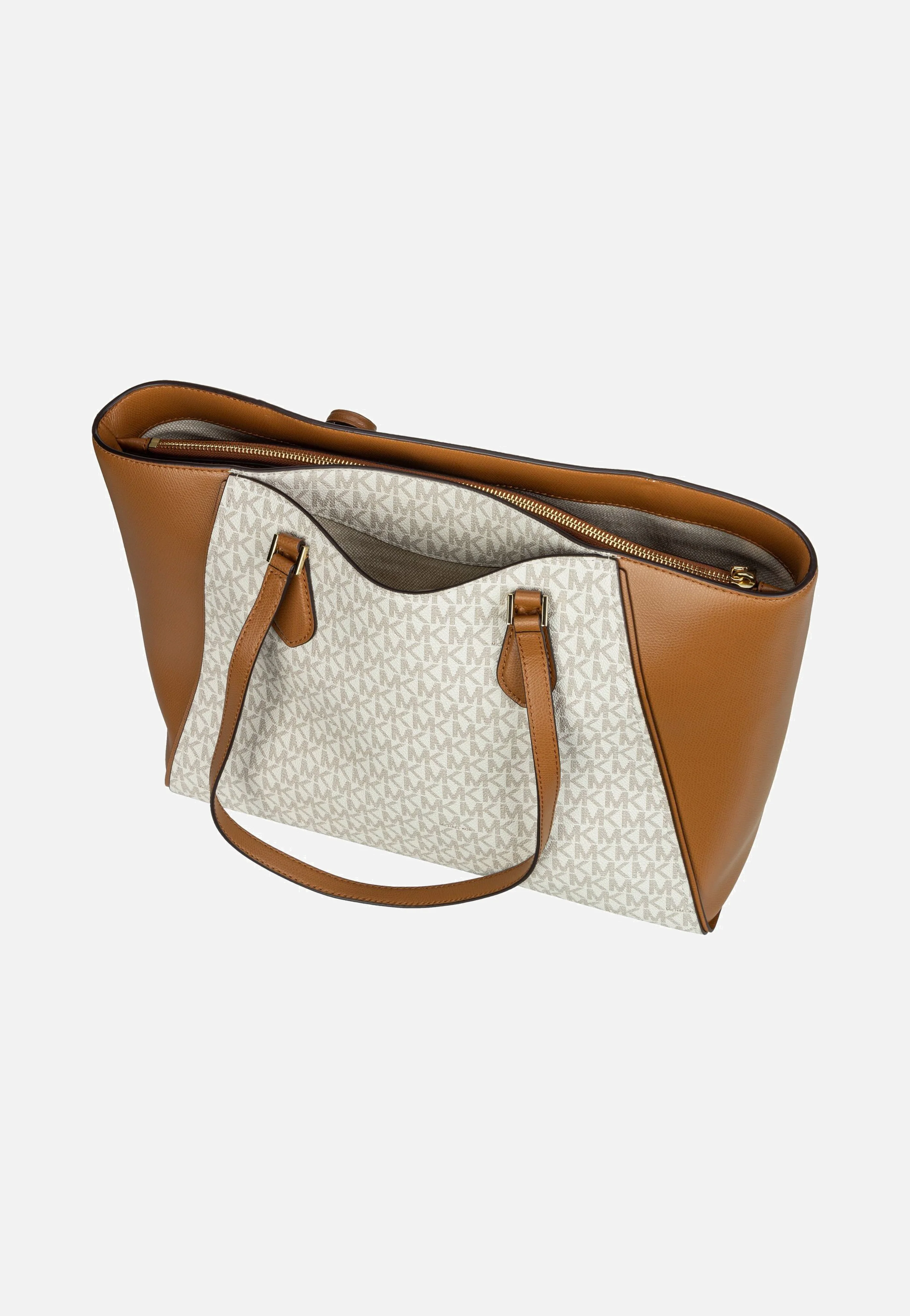 Taryn Large MF TZ MK SIG Vanilla/Acorn - Shopper - Image 5