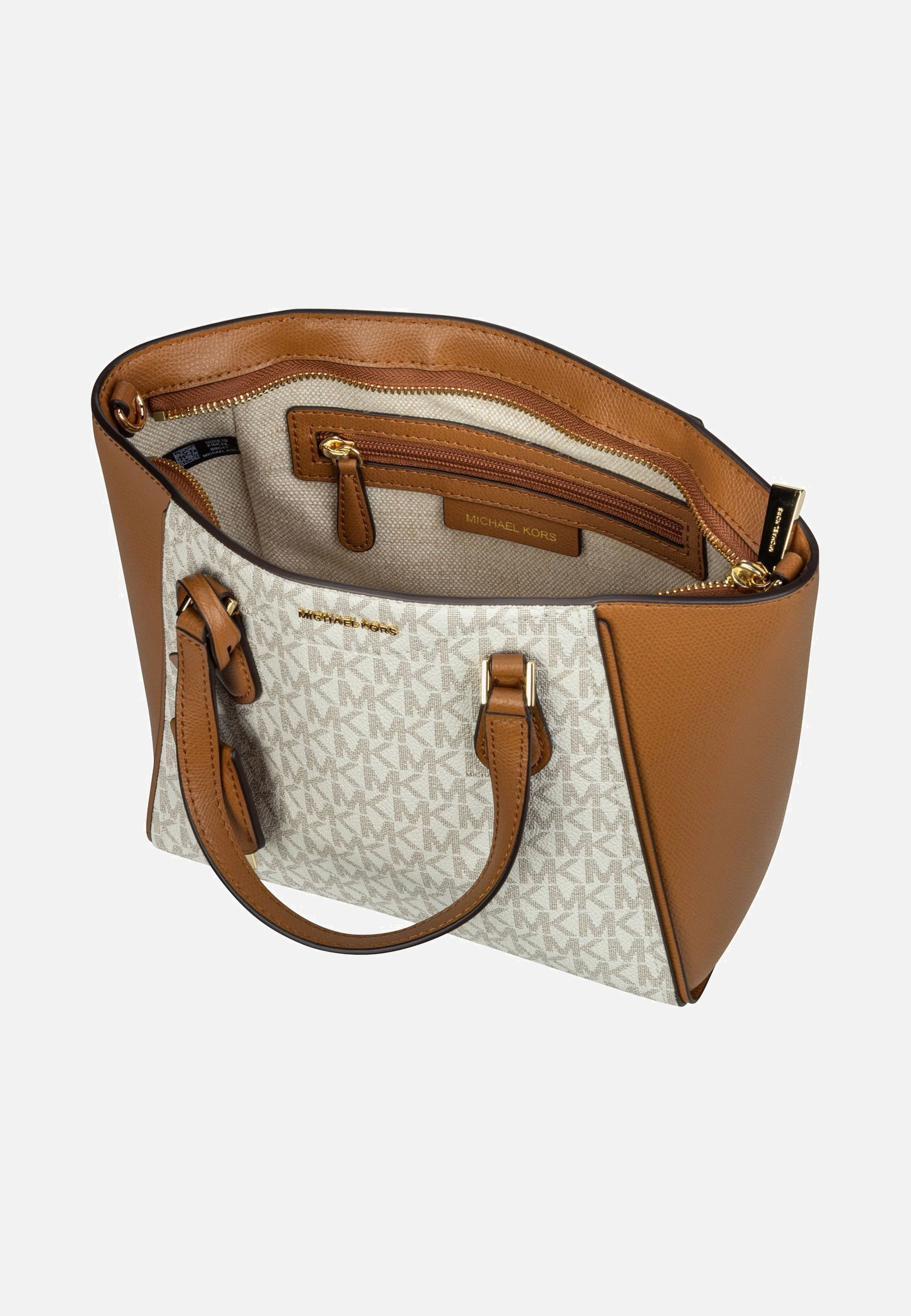 Taryn Small Convertible MK SIG Vanilla/Acorn - Henkeltasche - Image 3