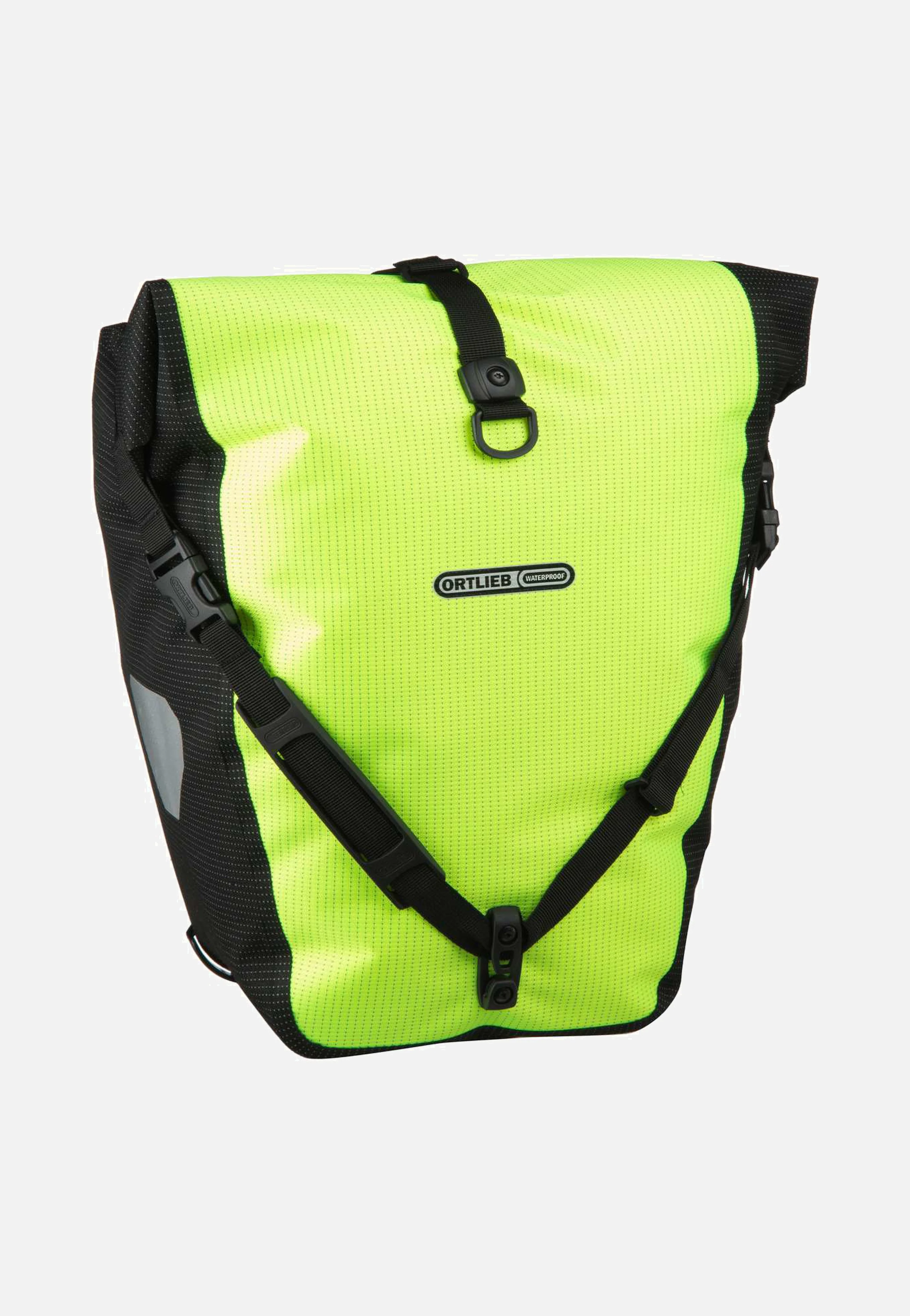 Back-Roller High Visibility Single QL2.1 Neongelb Schwarz Reflex - Fahrradtasche