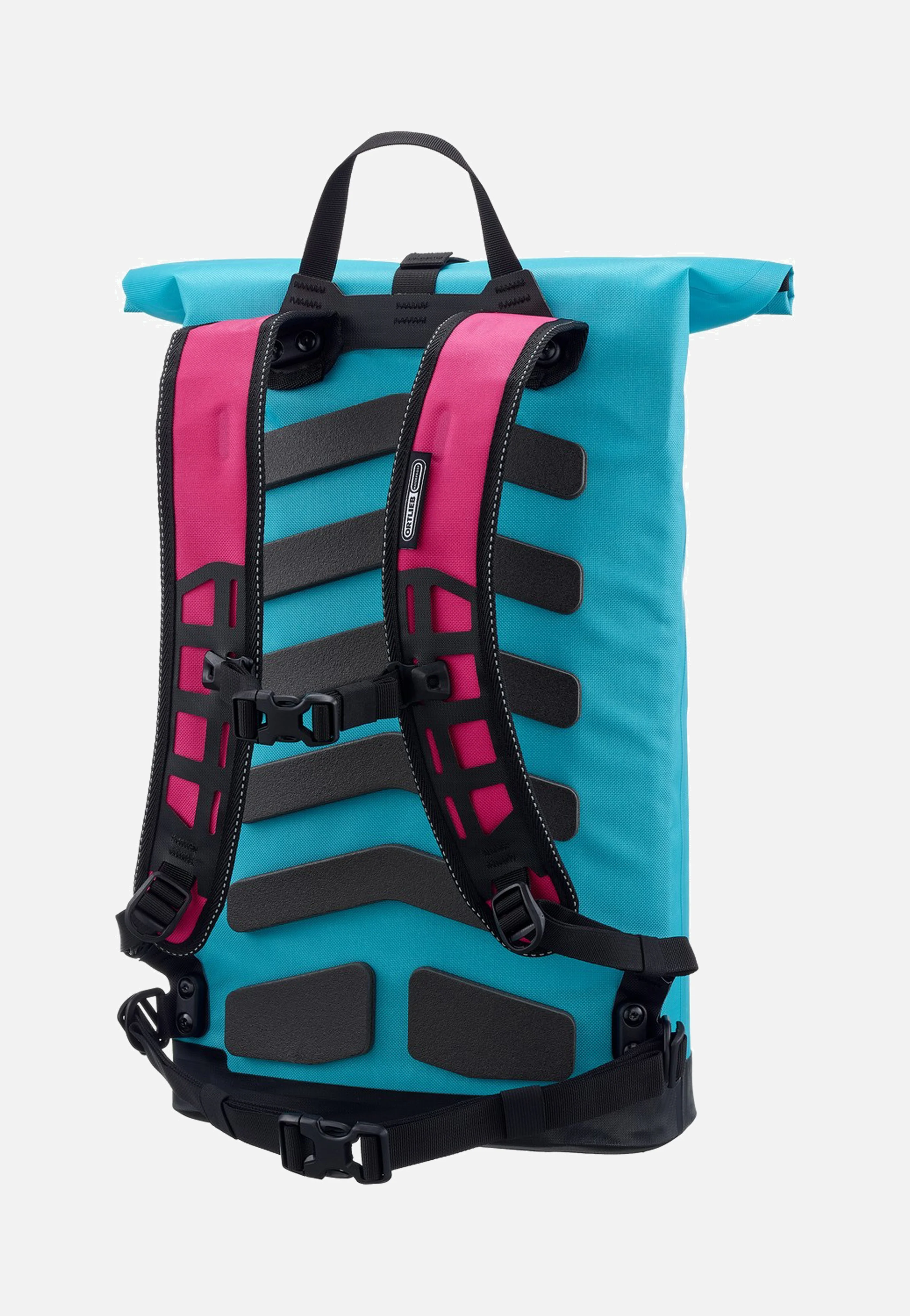 Commuter Daypack Cyber 21L Cyber Blue/Pink - Rolltop Rucksack - Image 2