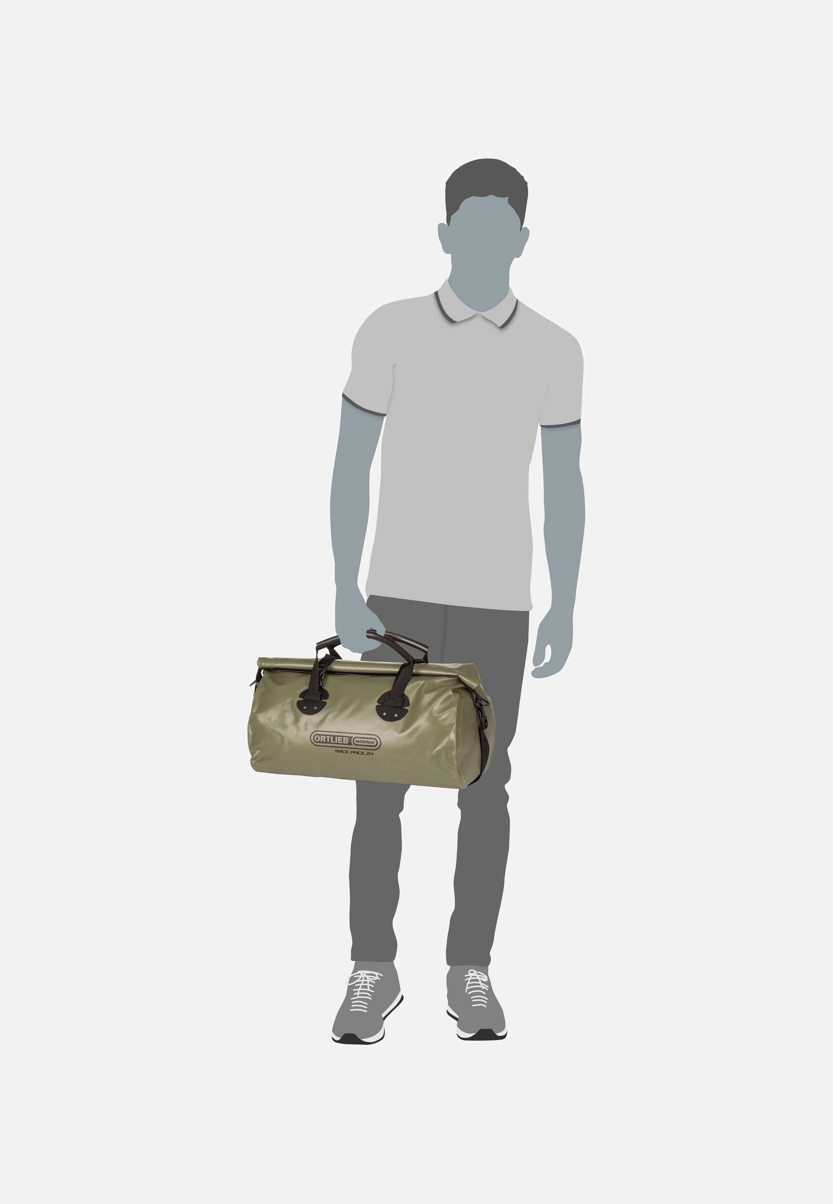 Rack-Pack 24L Olive - Dufflebag - Image 10