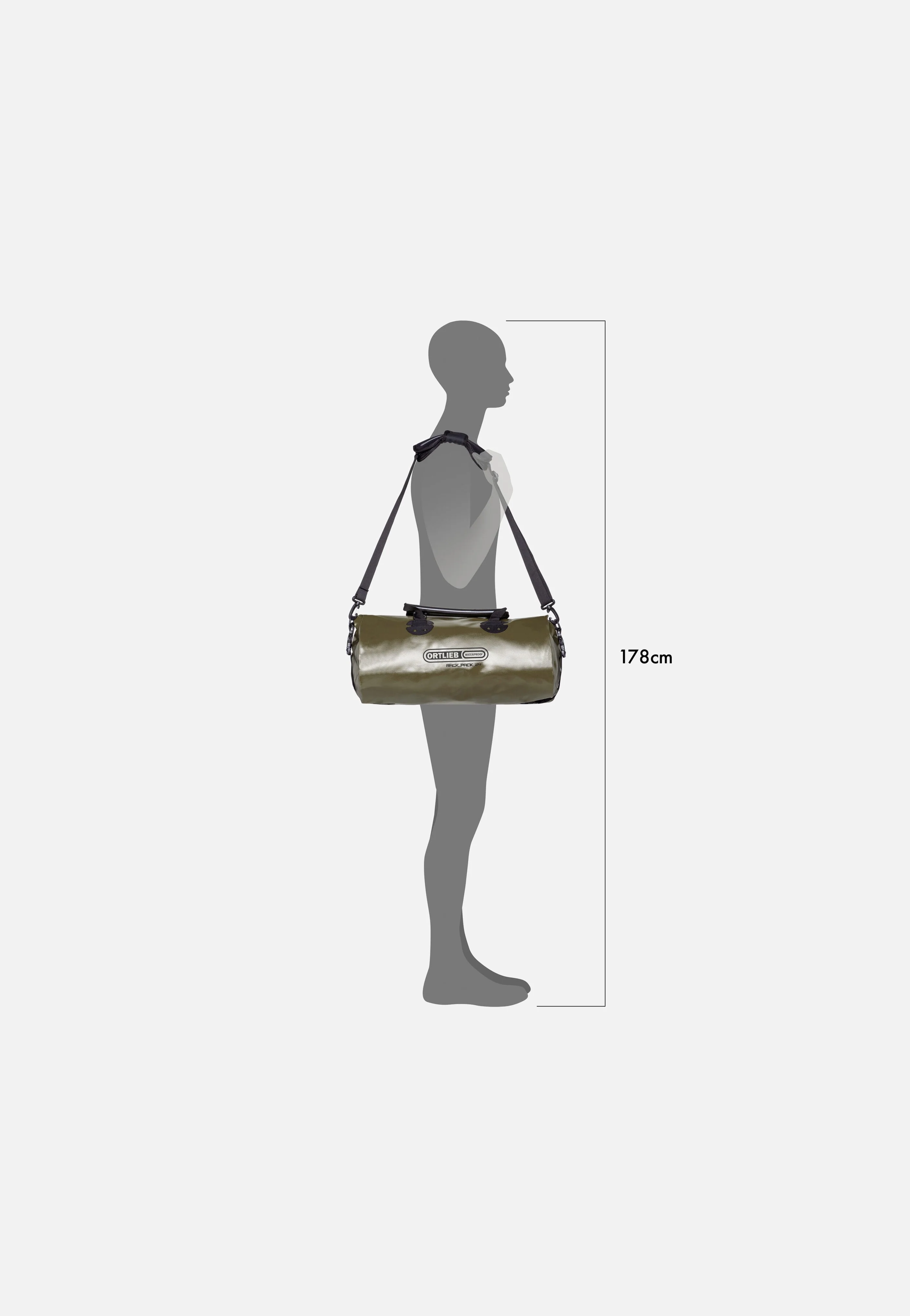 Rack-Pack 24L Olive - Dufflebag - Image 5