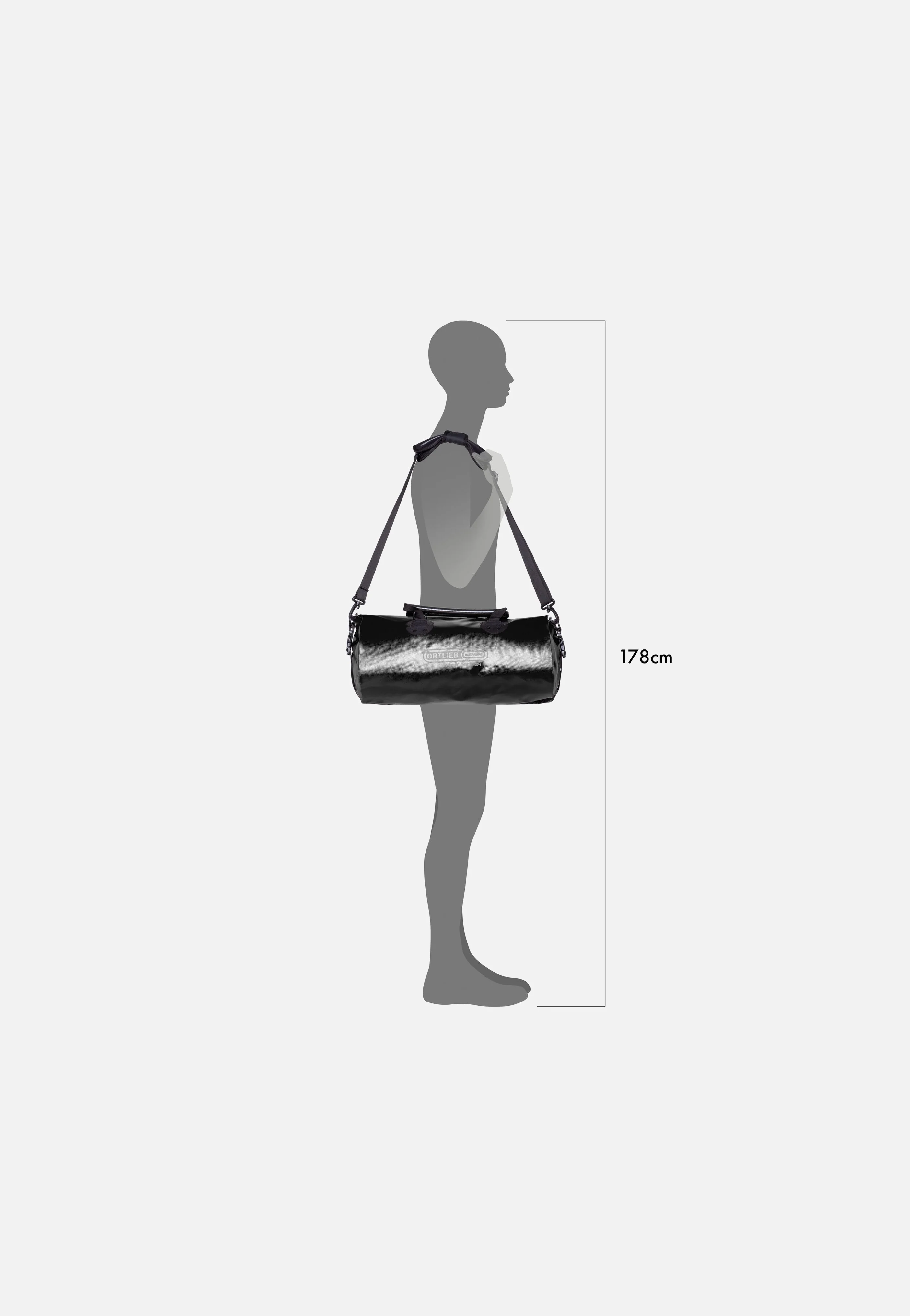 Rack-Pack 24L Schwarz - Dufflebag - Image 5