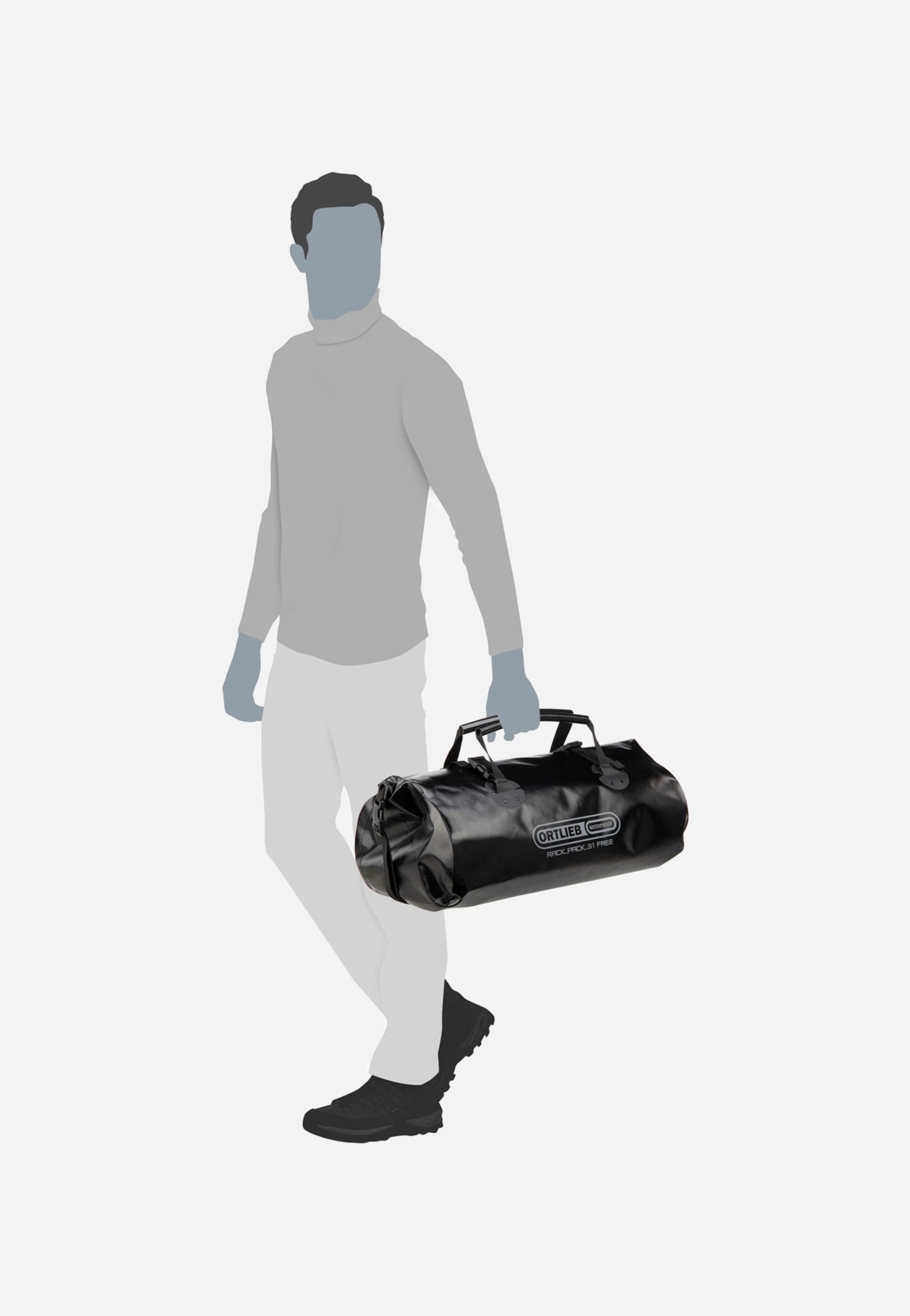 Rack-Pack Free Schwarz - Dufflebag - Image 11