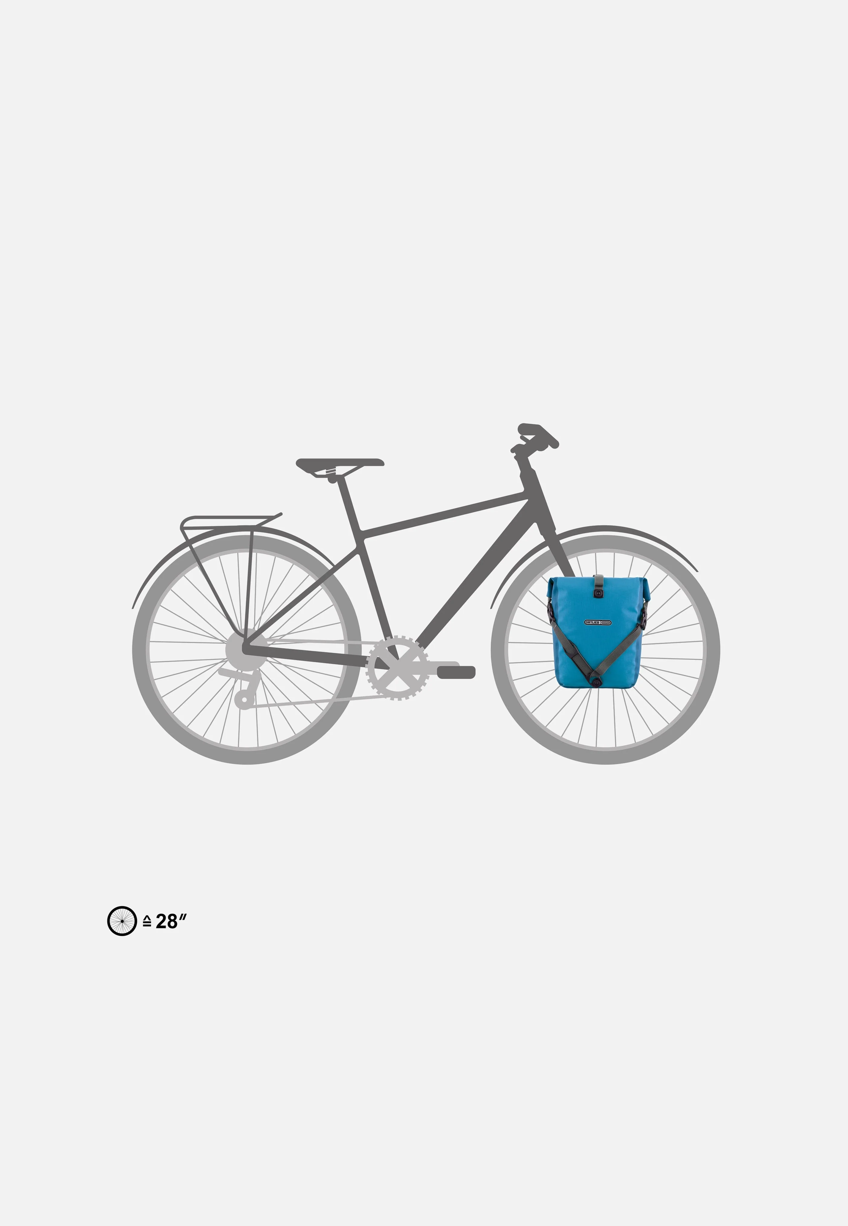 Sport-Roller Plus Single Dusk Blue Denim - Fahrradtasche - Image 7