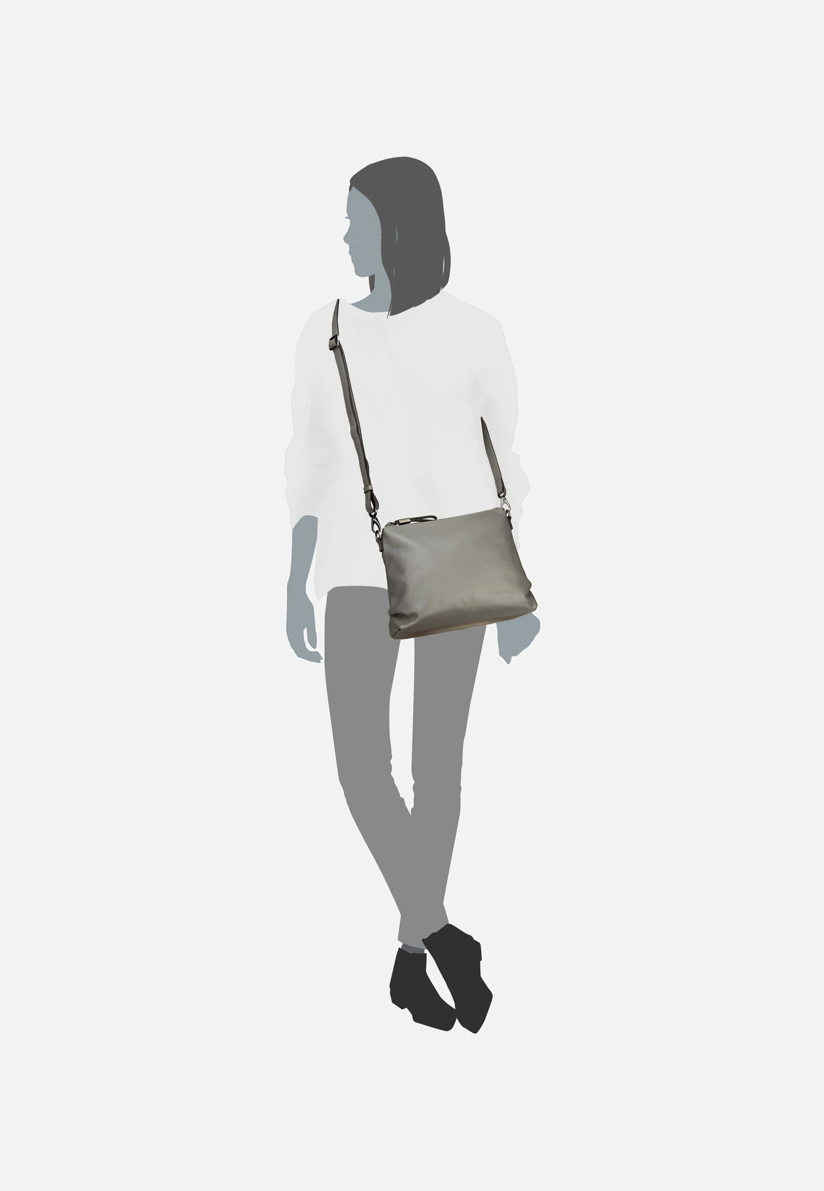 Bella 7244 Granite - Crossbody Bag - Image 6