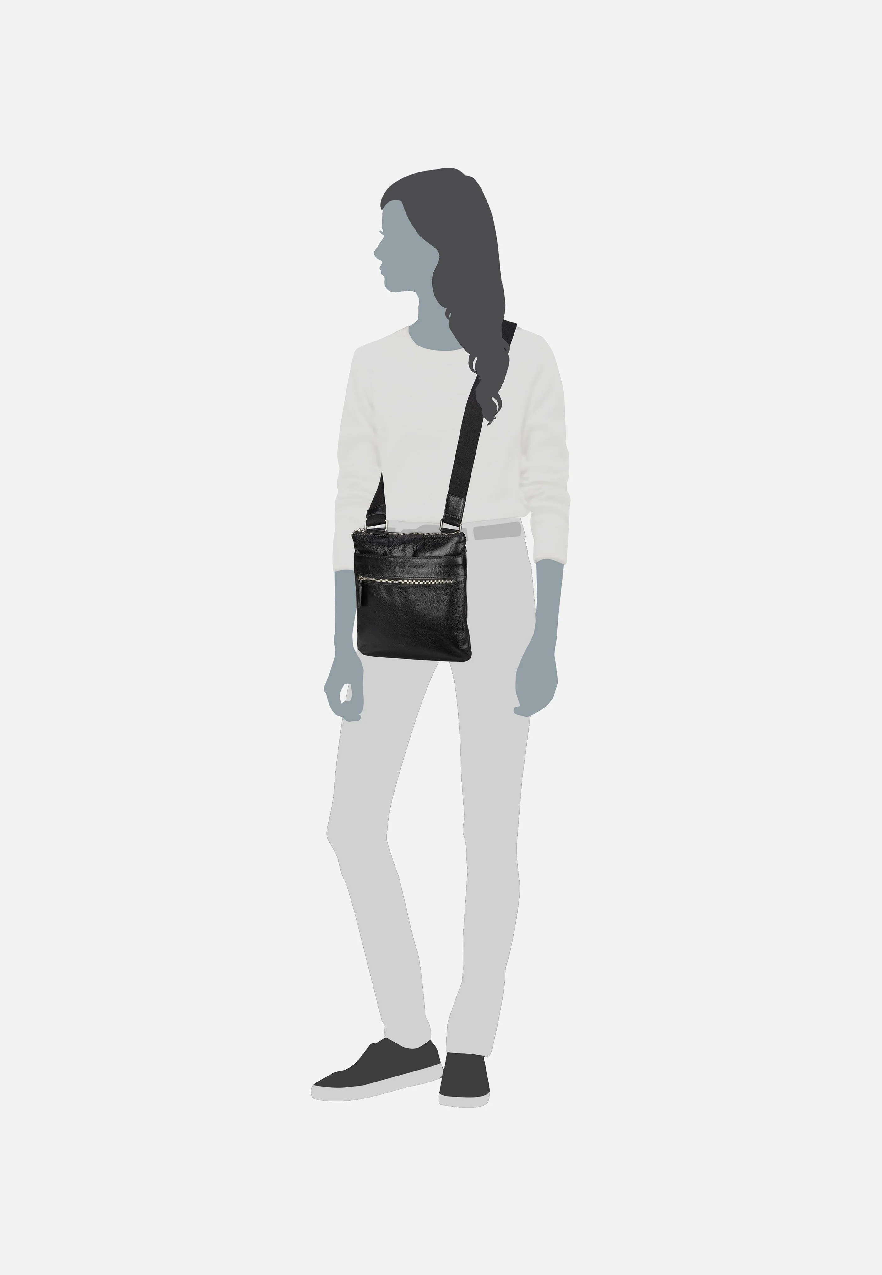 Buddy 4016 Schwarz - Beuteltasche - Image 5