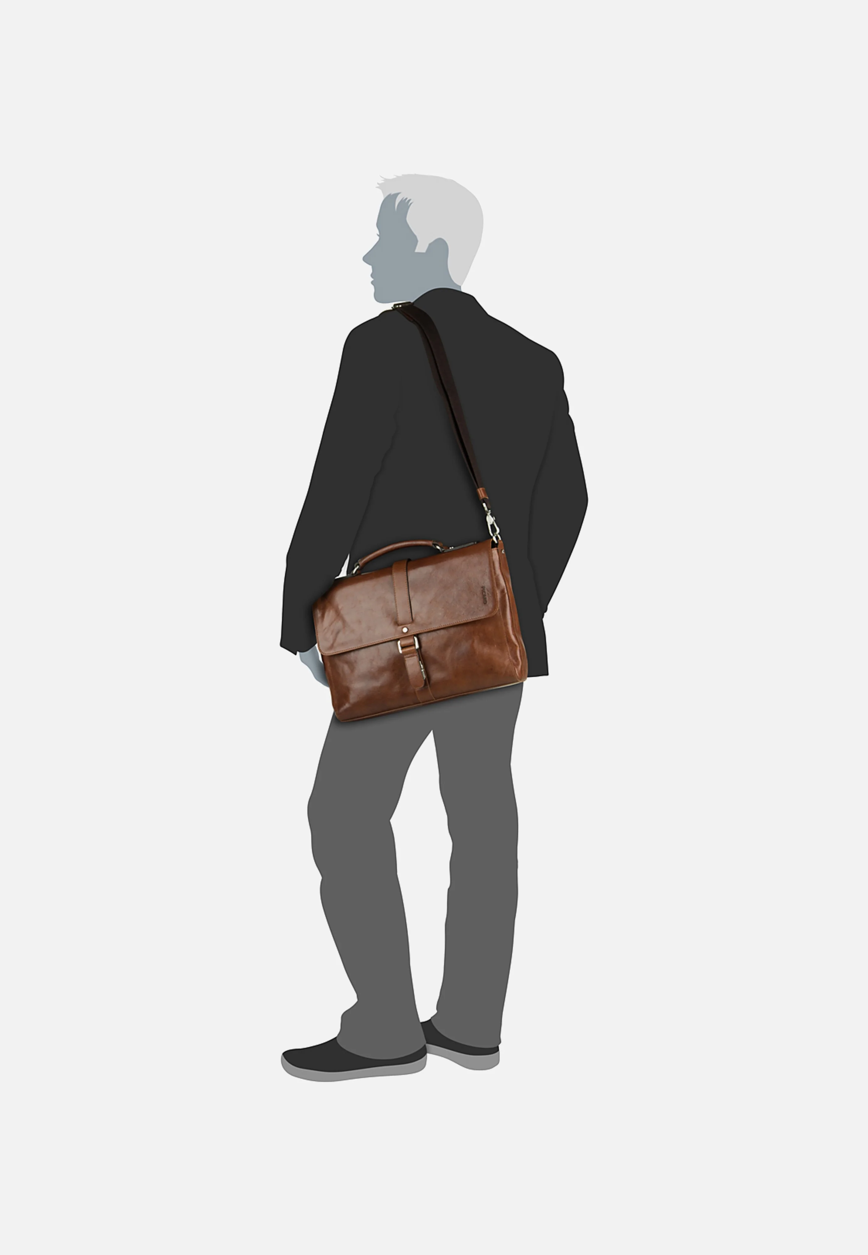 Buddy Business Cognac - Aktentasche - Image 9