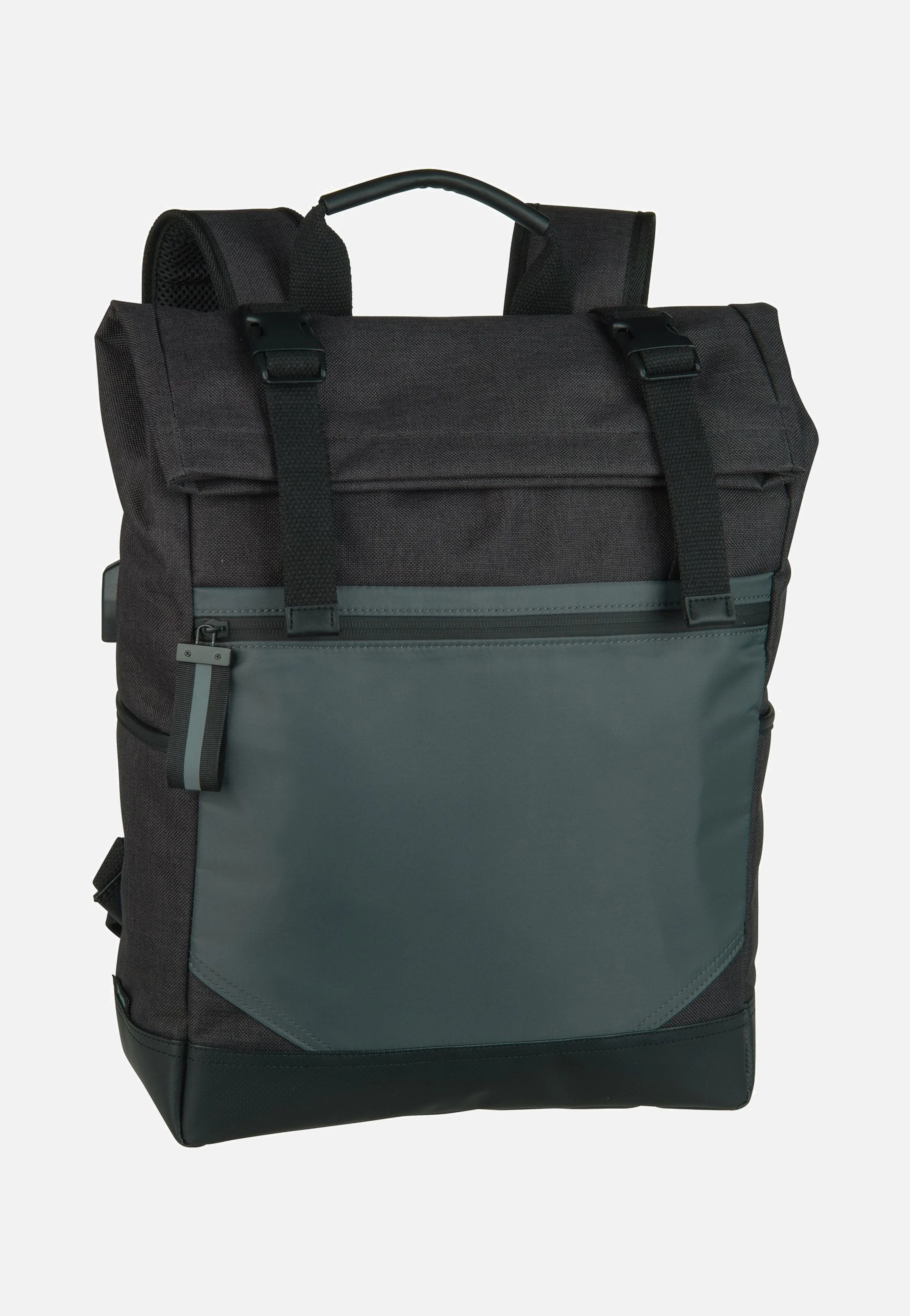 Speed 2393 Schwarz - Rolltop Rucksack