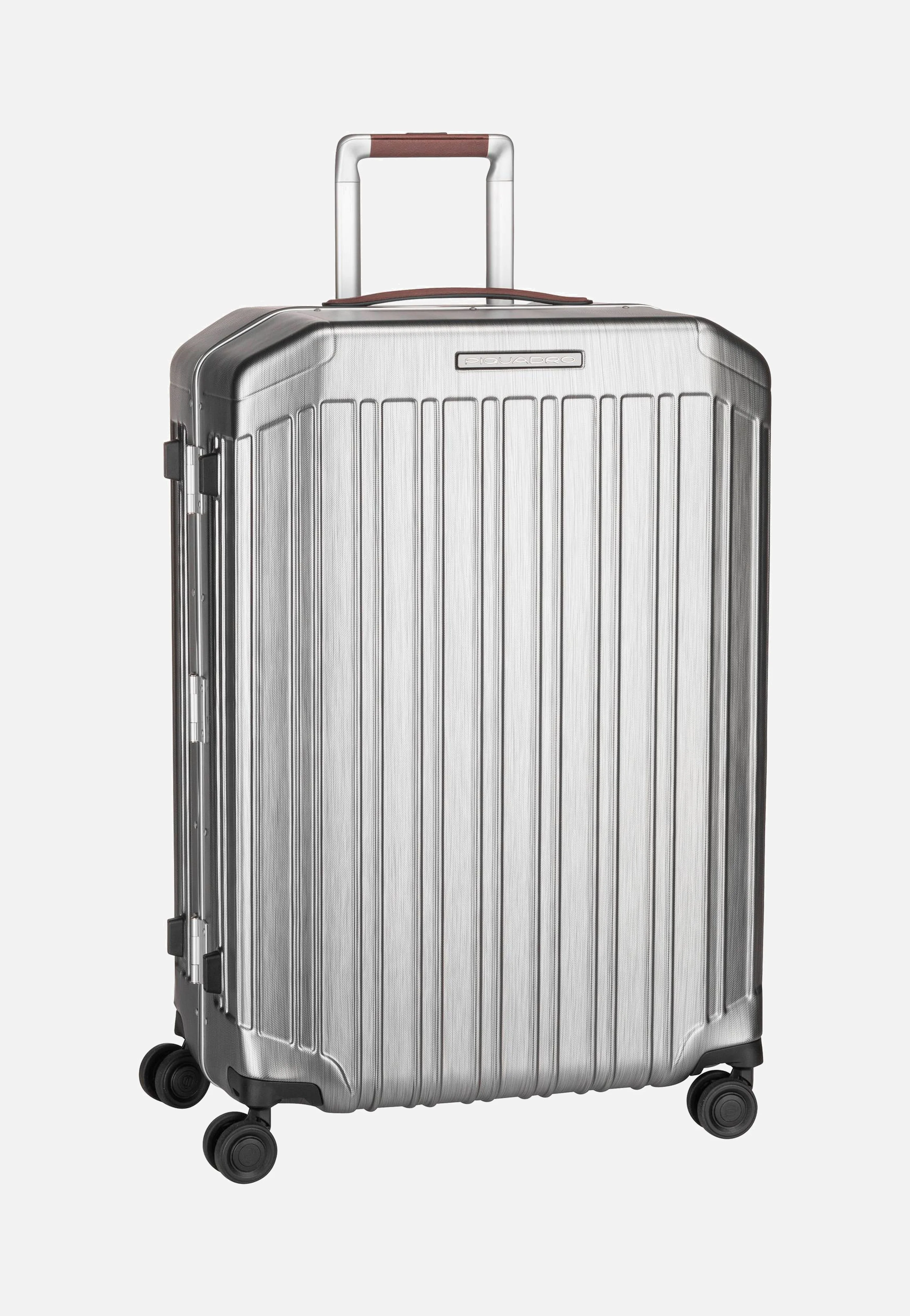 PQ-LM Medium Spinner 4427 Nero-Cuoio - Koffer