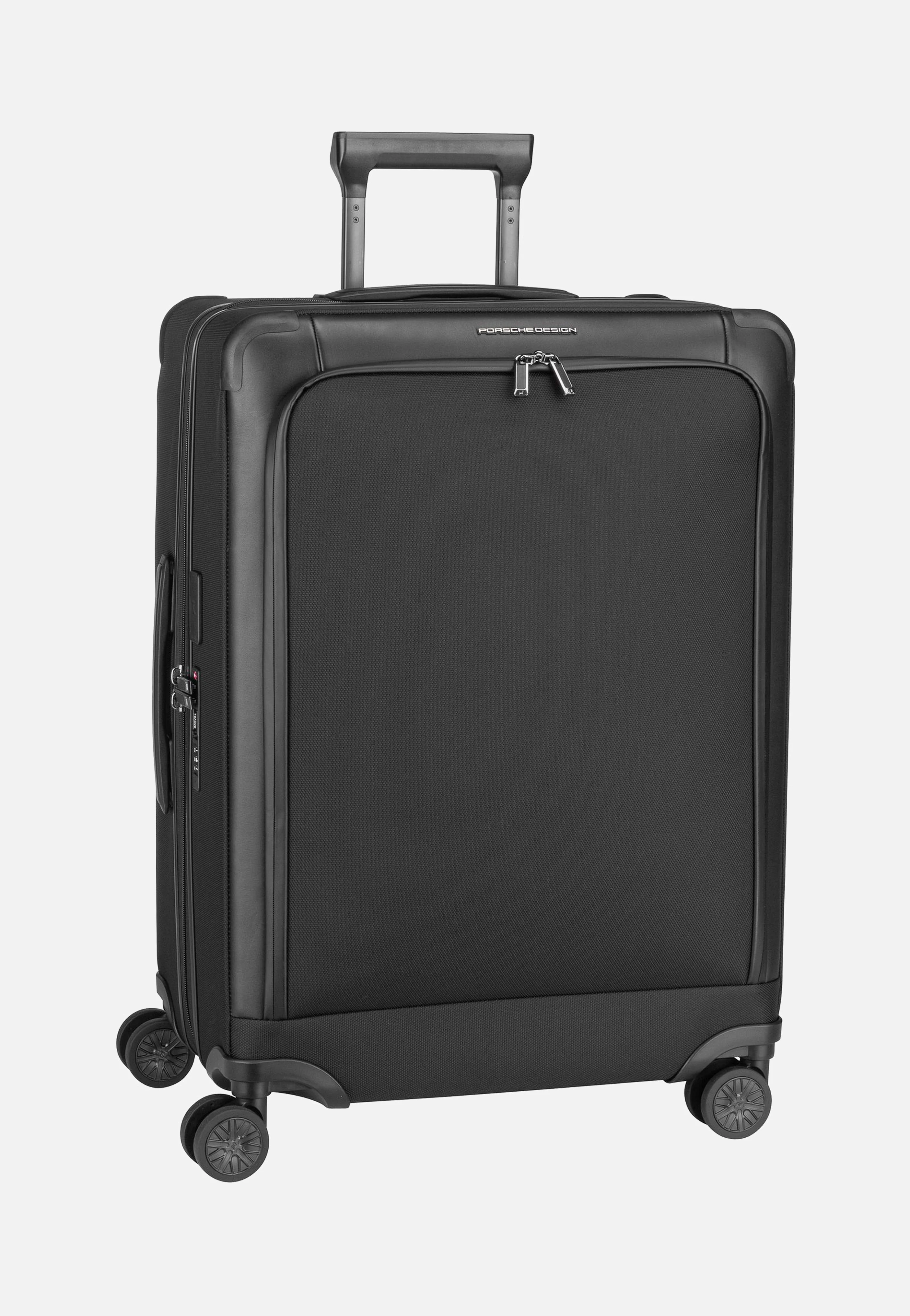 Roadster Nylon 4W Trolley M Exp Black - Koffer