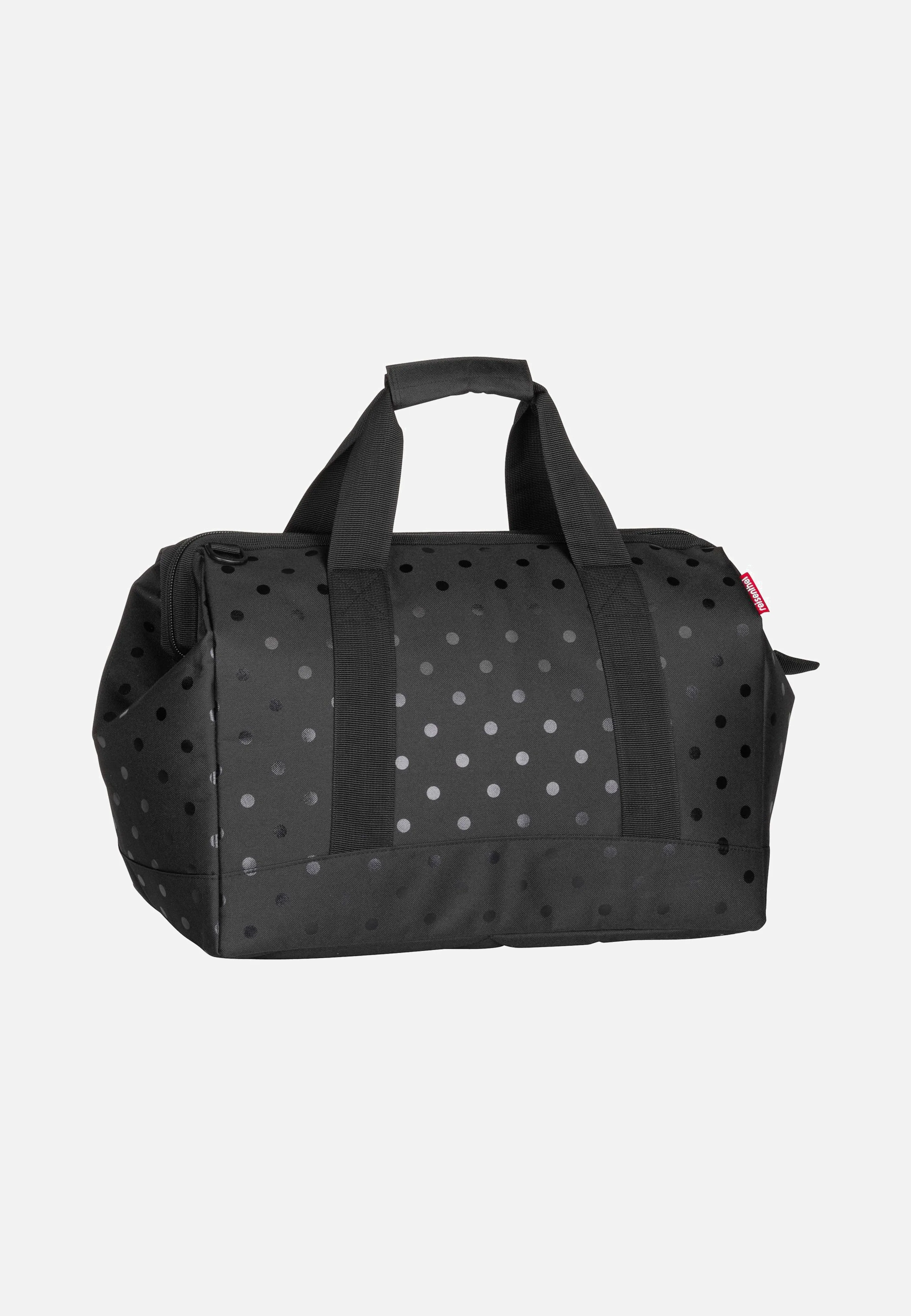 allrounder L Glossy Dots Black - Dufflebag