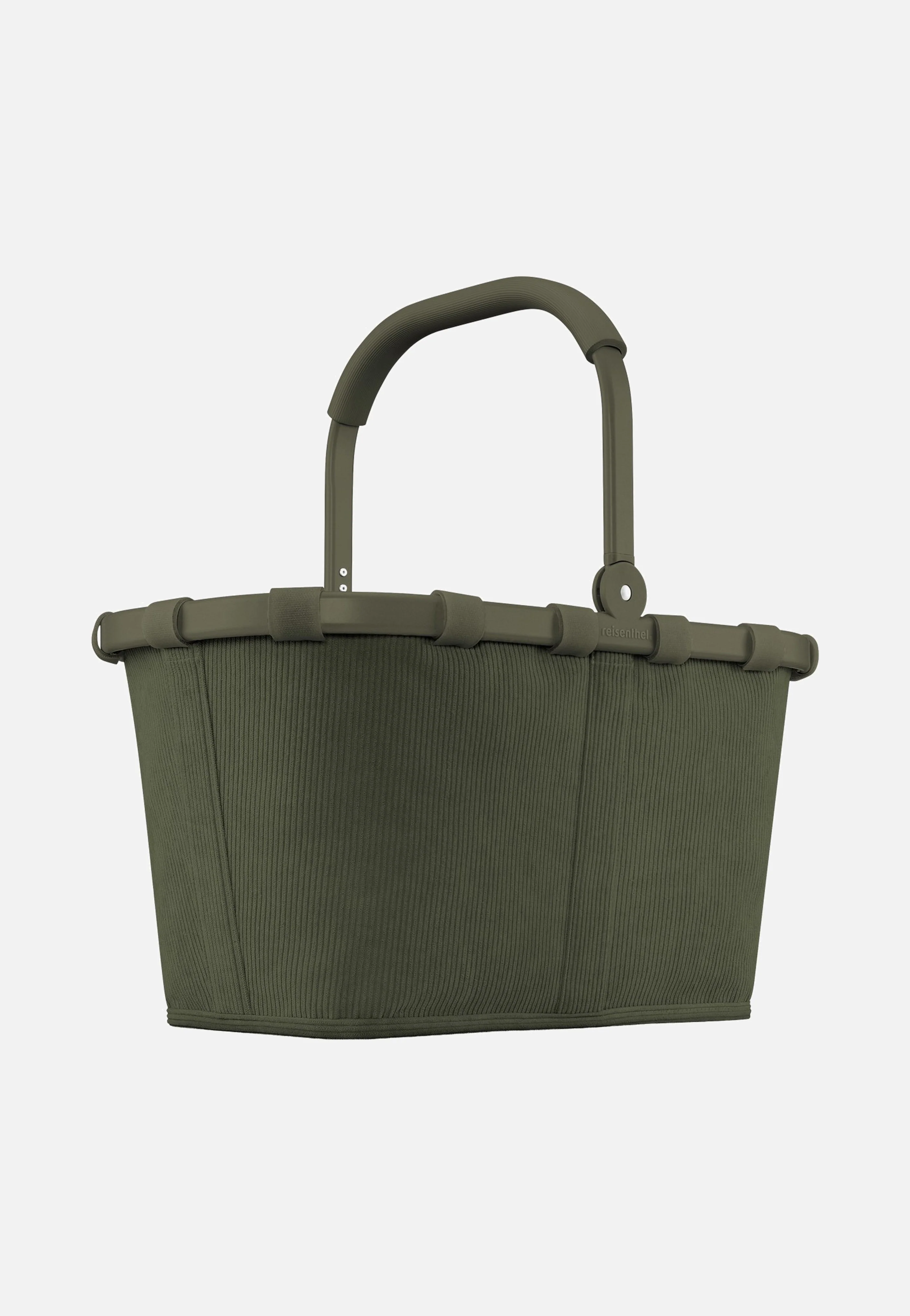Carrybag Frame Cord Dark Matcha - Einkaufskorb
