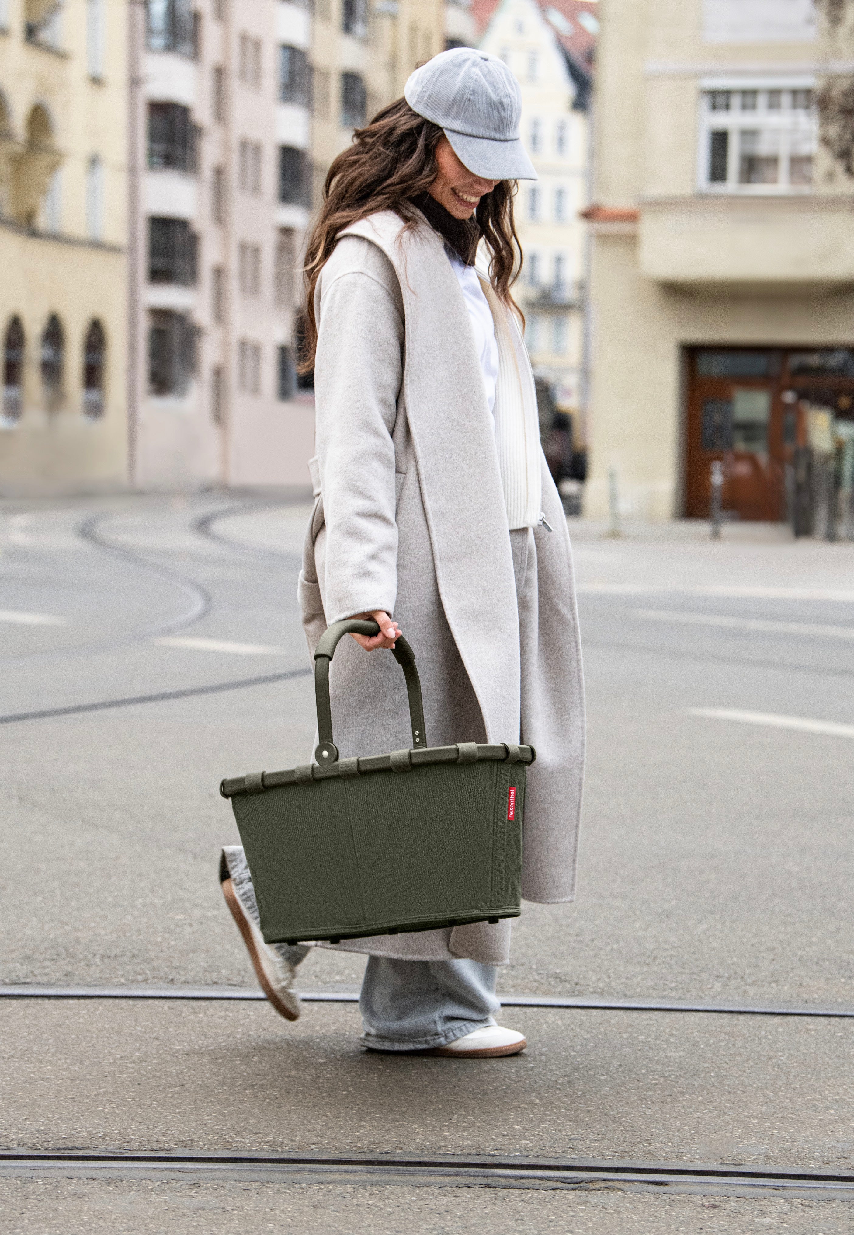 Carrybag Frame Cord Dark Matcha - Einkaufskorb - Image 7