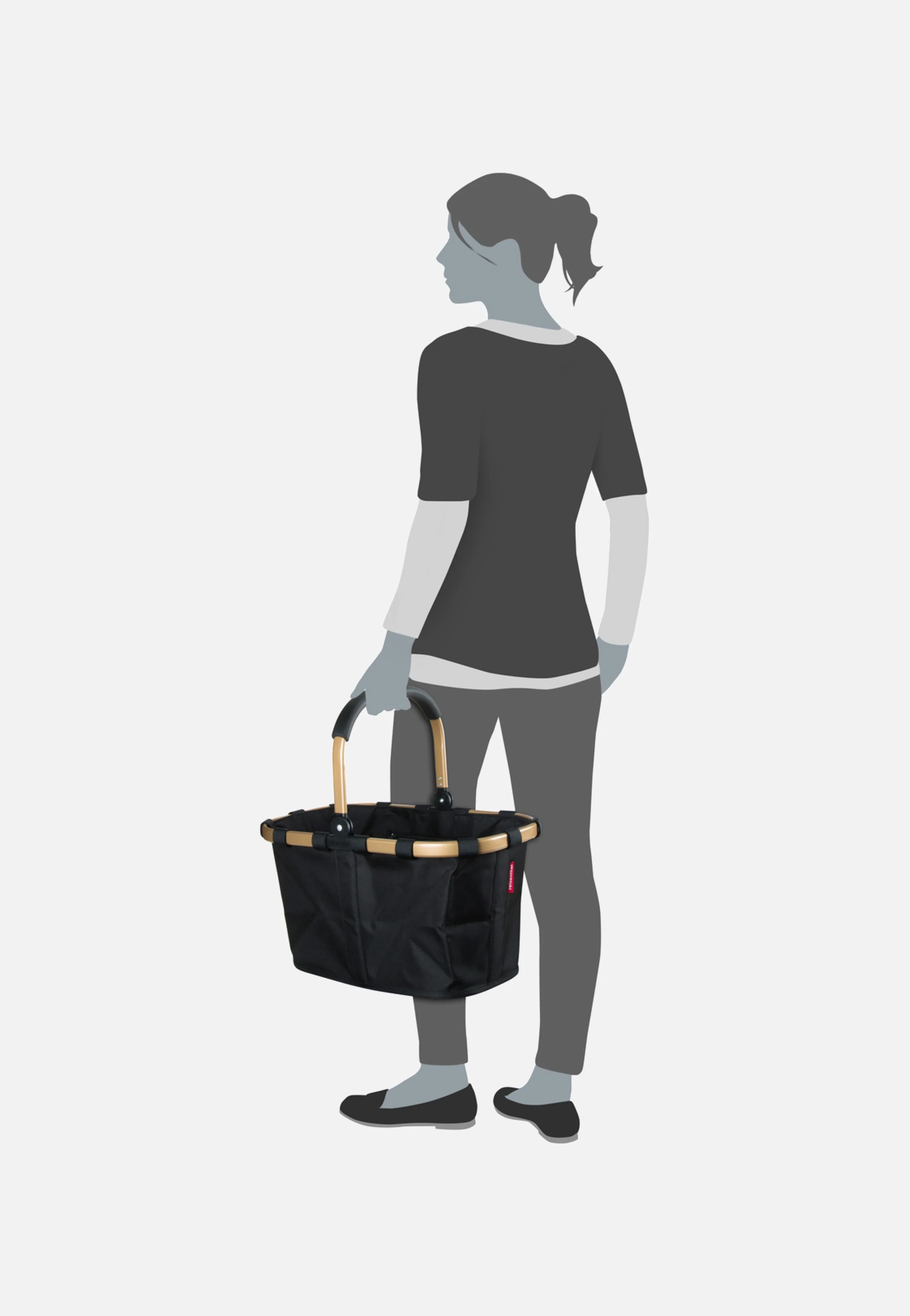 carrybag frame Gold/Black - Einkaufskorb - Image 6