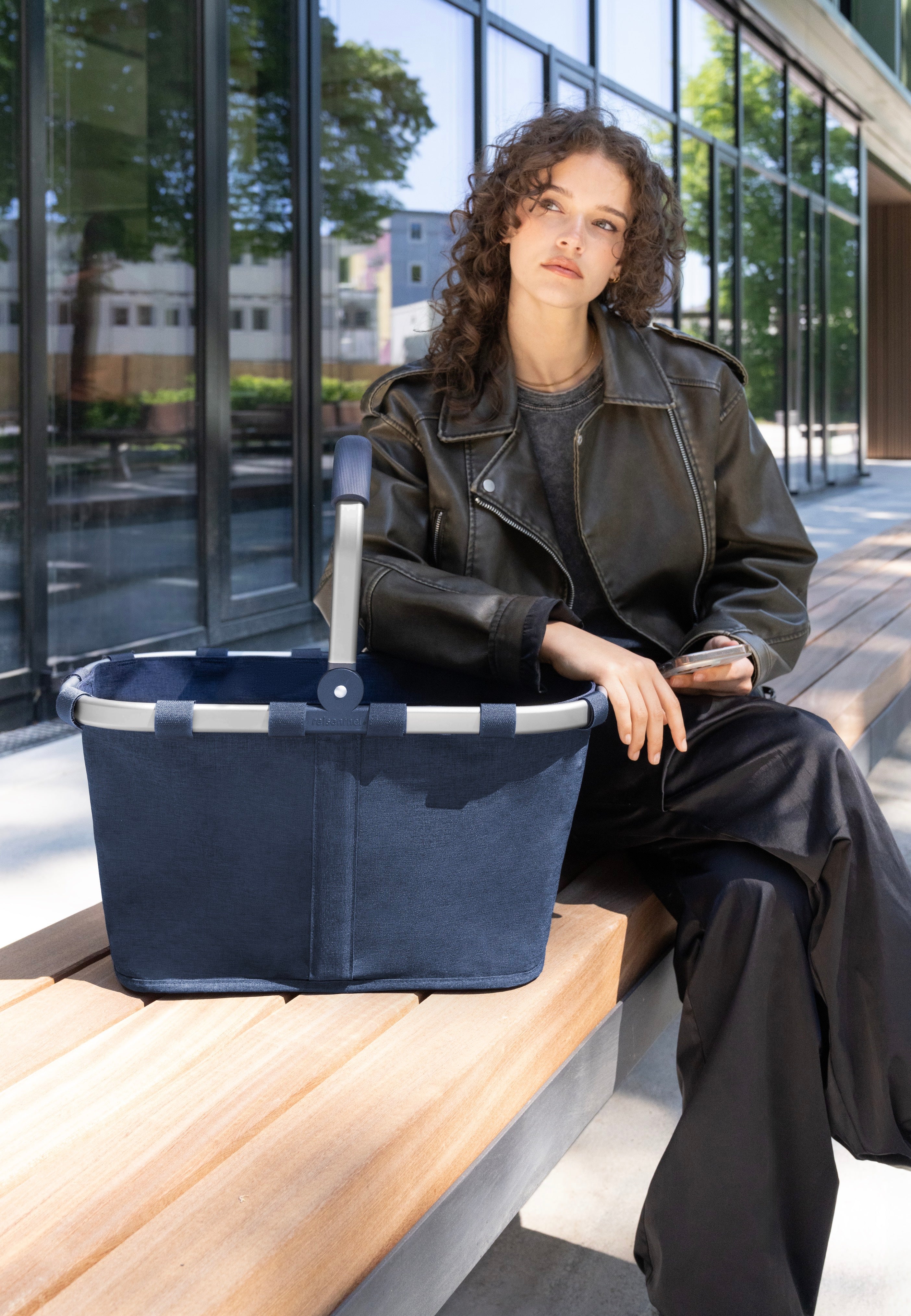 Carrybag Frame Twist Navy - Einkaufskorb - Image 8