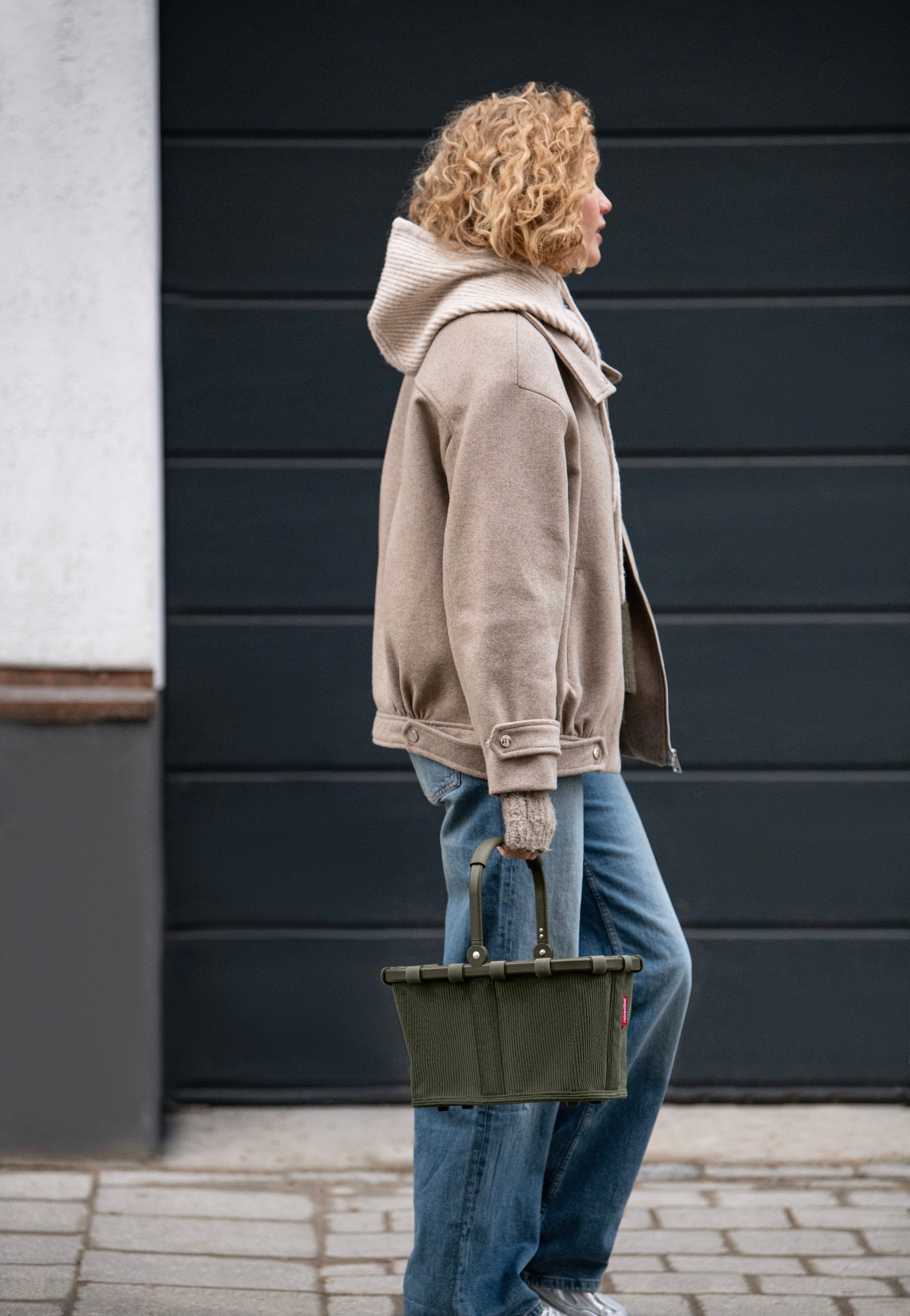 Carrybag XS Cord Dark Matcha - Einkaufskorb - Image 7