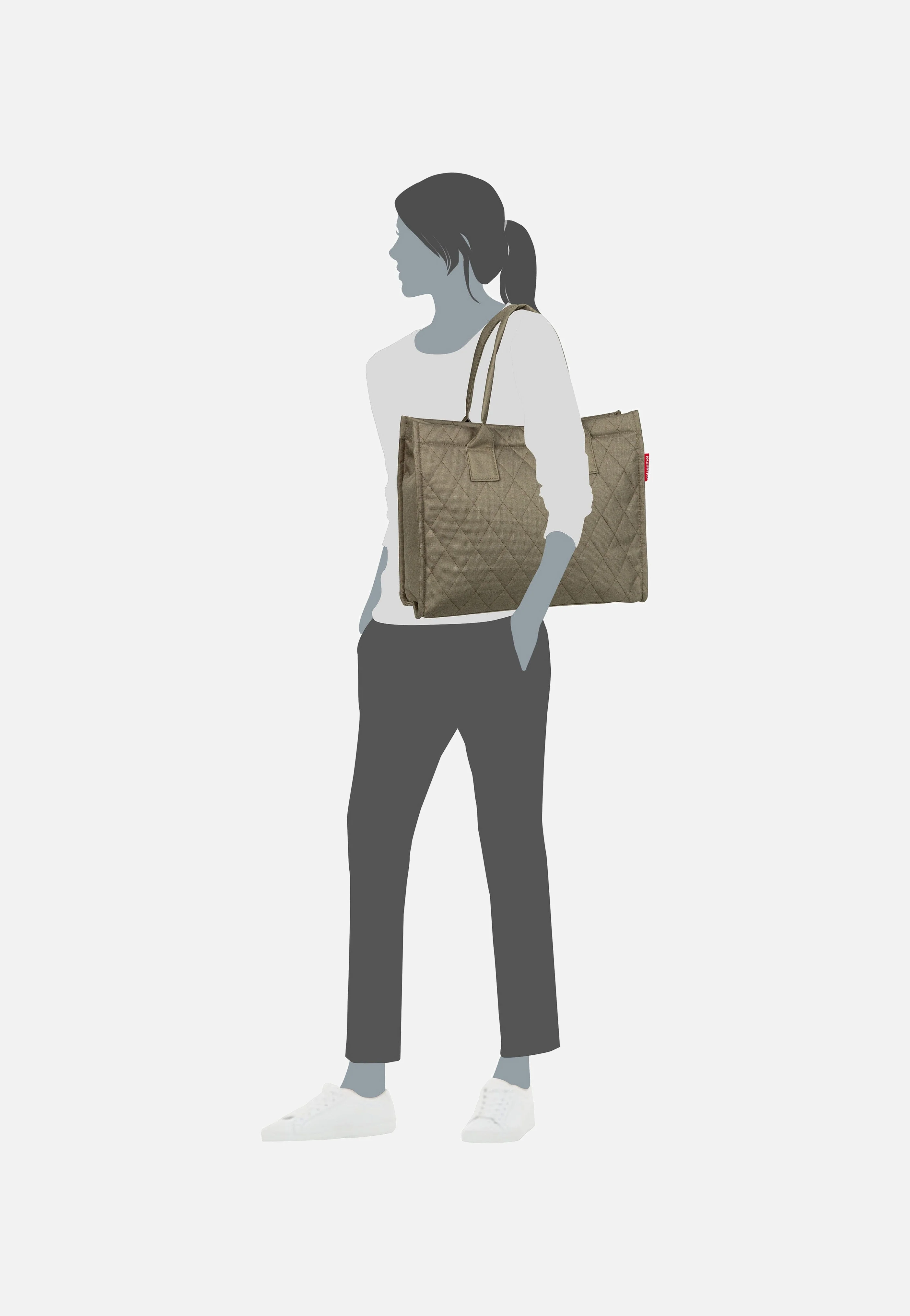 daily Rhombus Olive - Shopper - Image 5