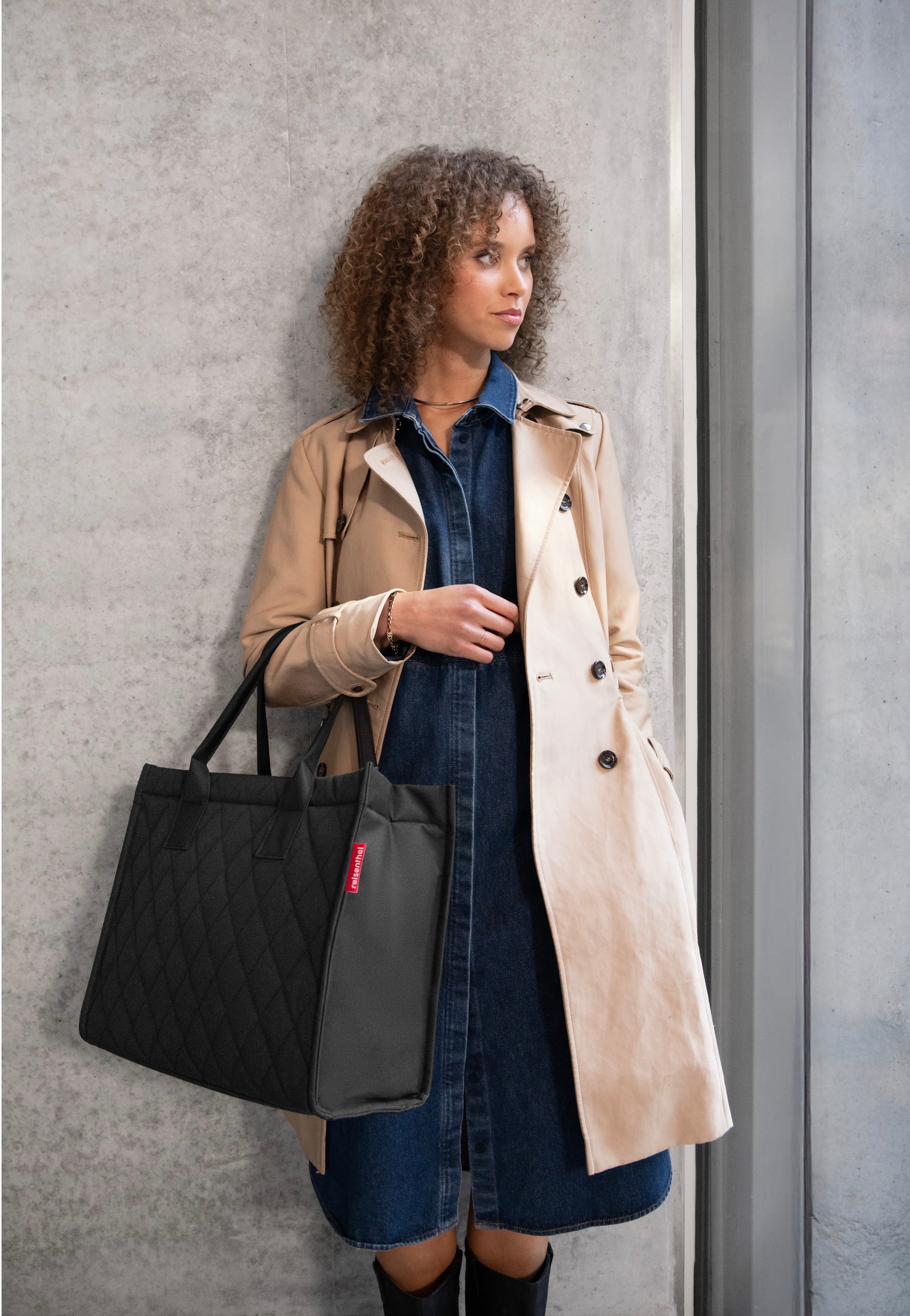Daily Shopper Business Rhombus Black - Shopper - Image 11