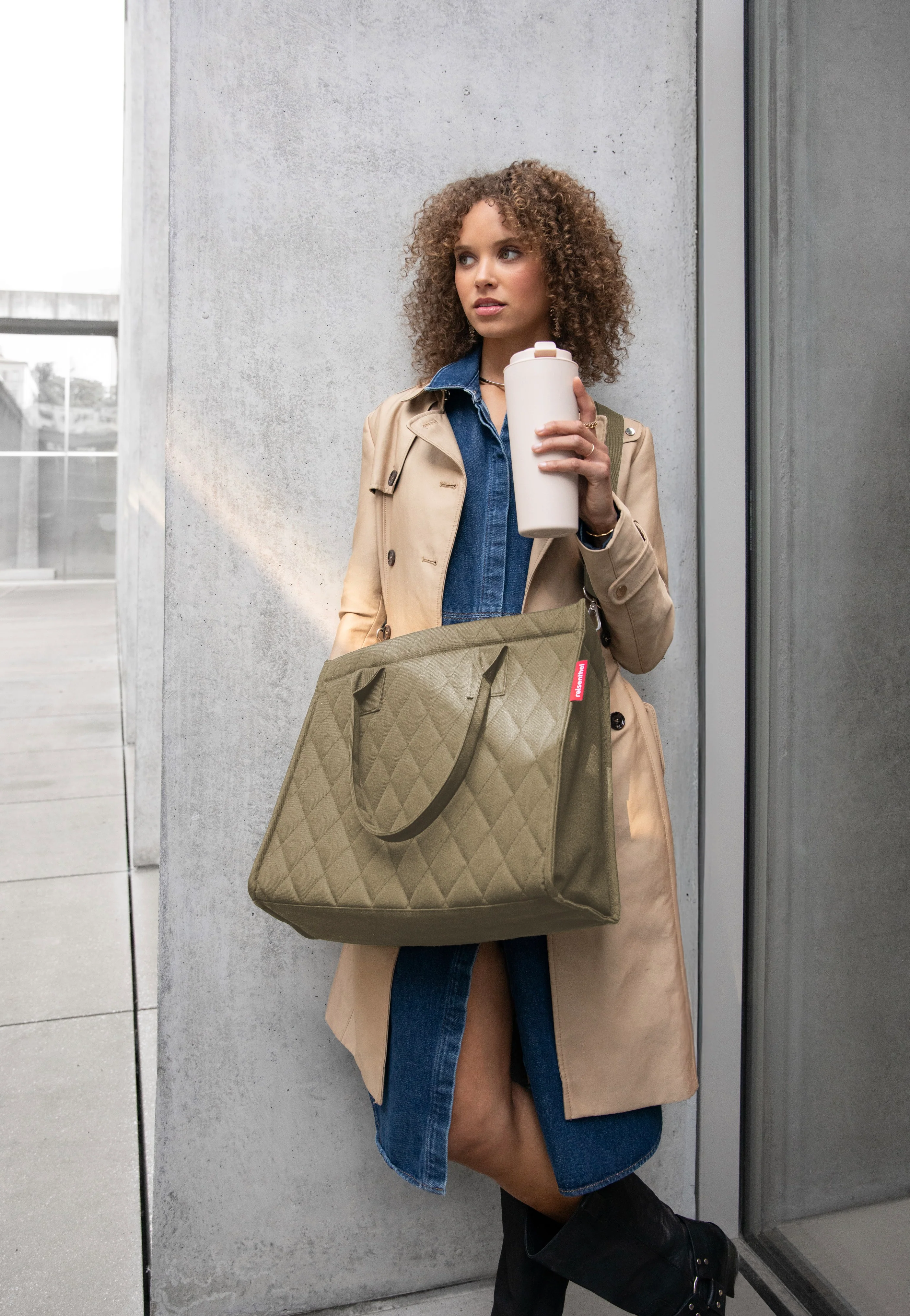Daily Shopper Business Rhombus Olive - Shopper - Image 11