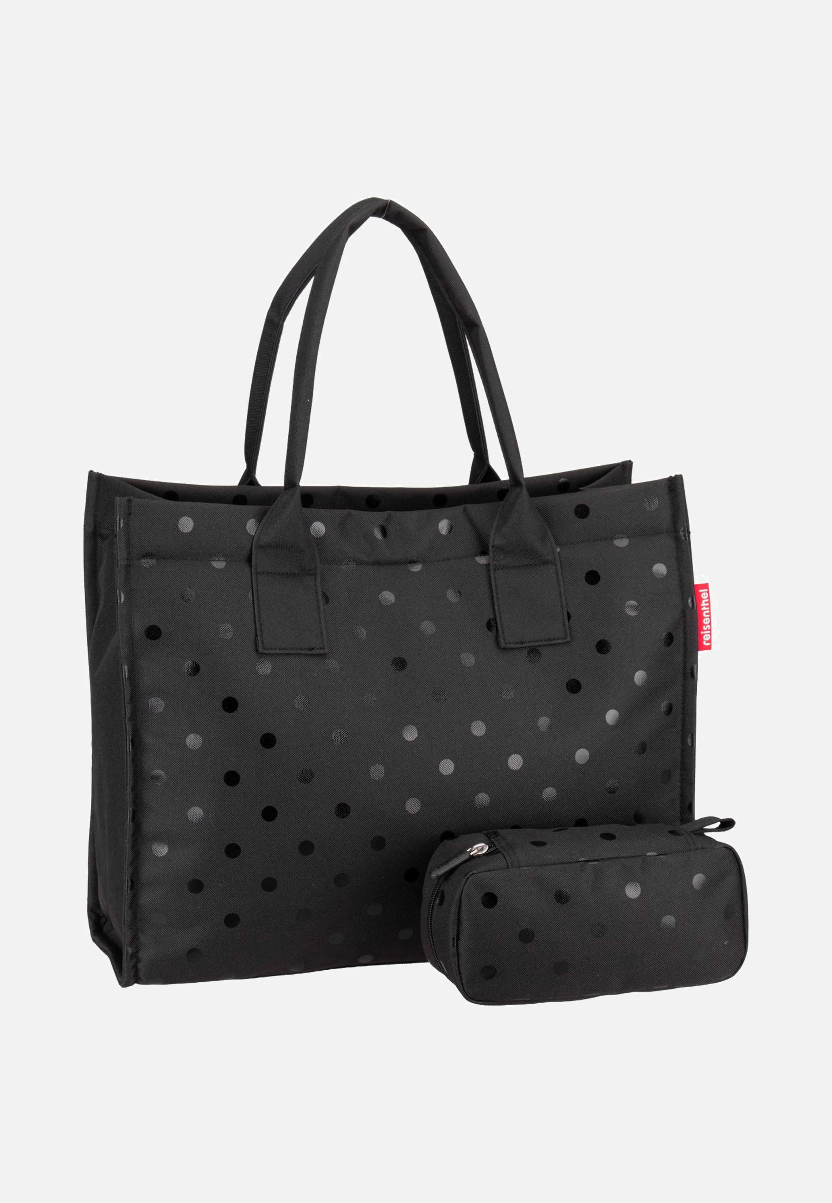 daily shopper set No.1 Glossy Dots Black - Shopper