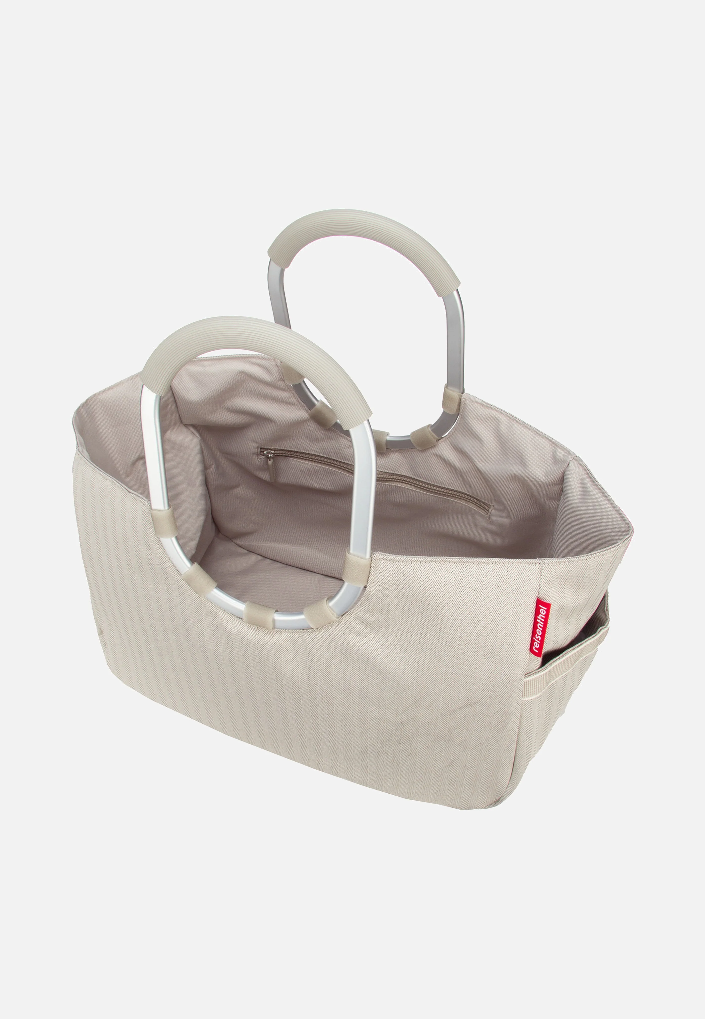 loopshopper L Herringbone Sand - Einkaufskorb - Image 3