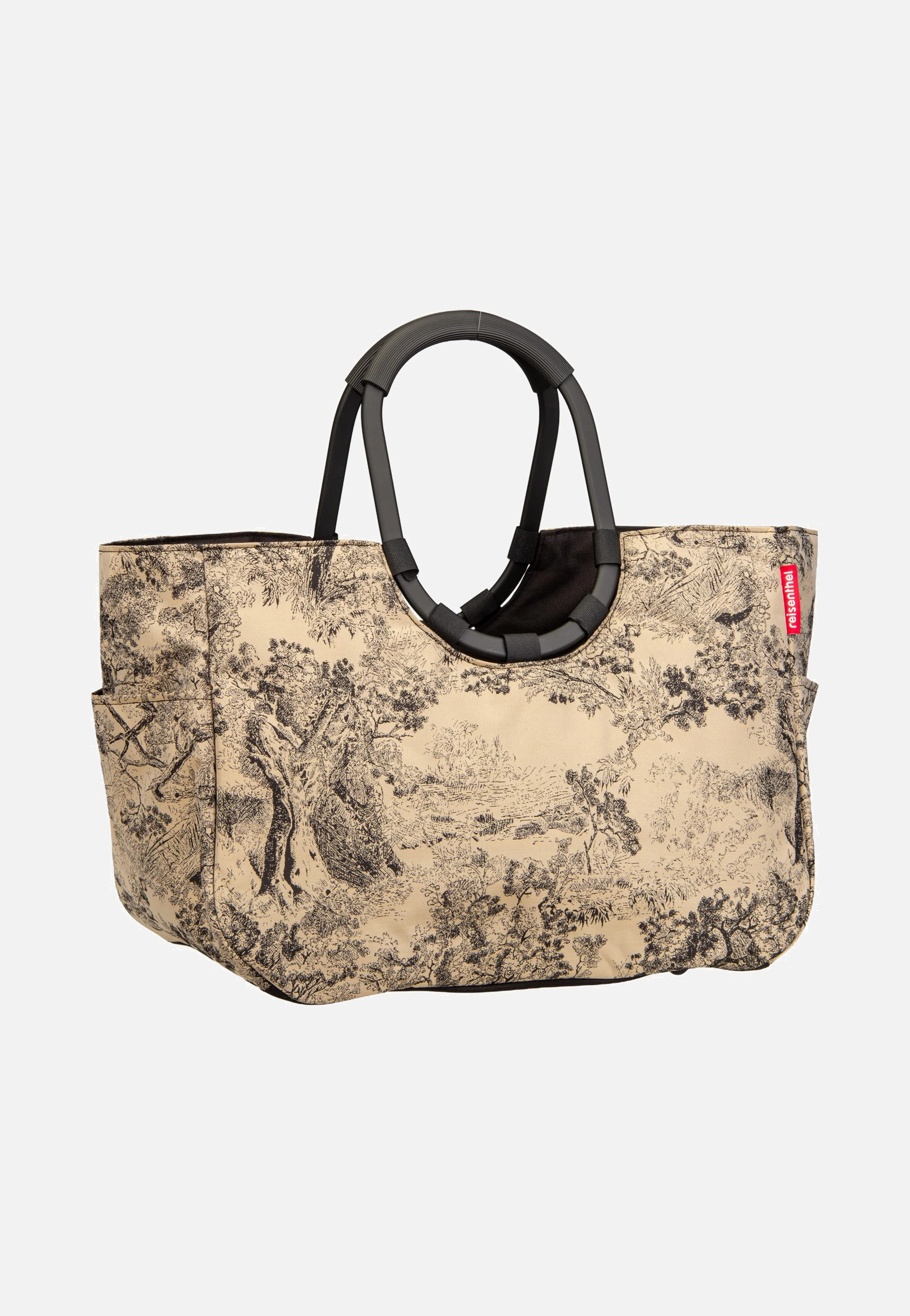 loopshopper L special edition Jacquard Brown - Einkaufskorb