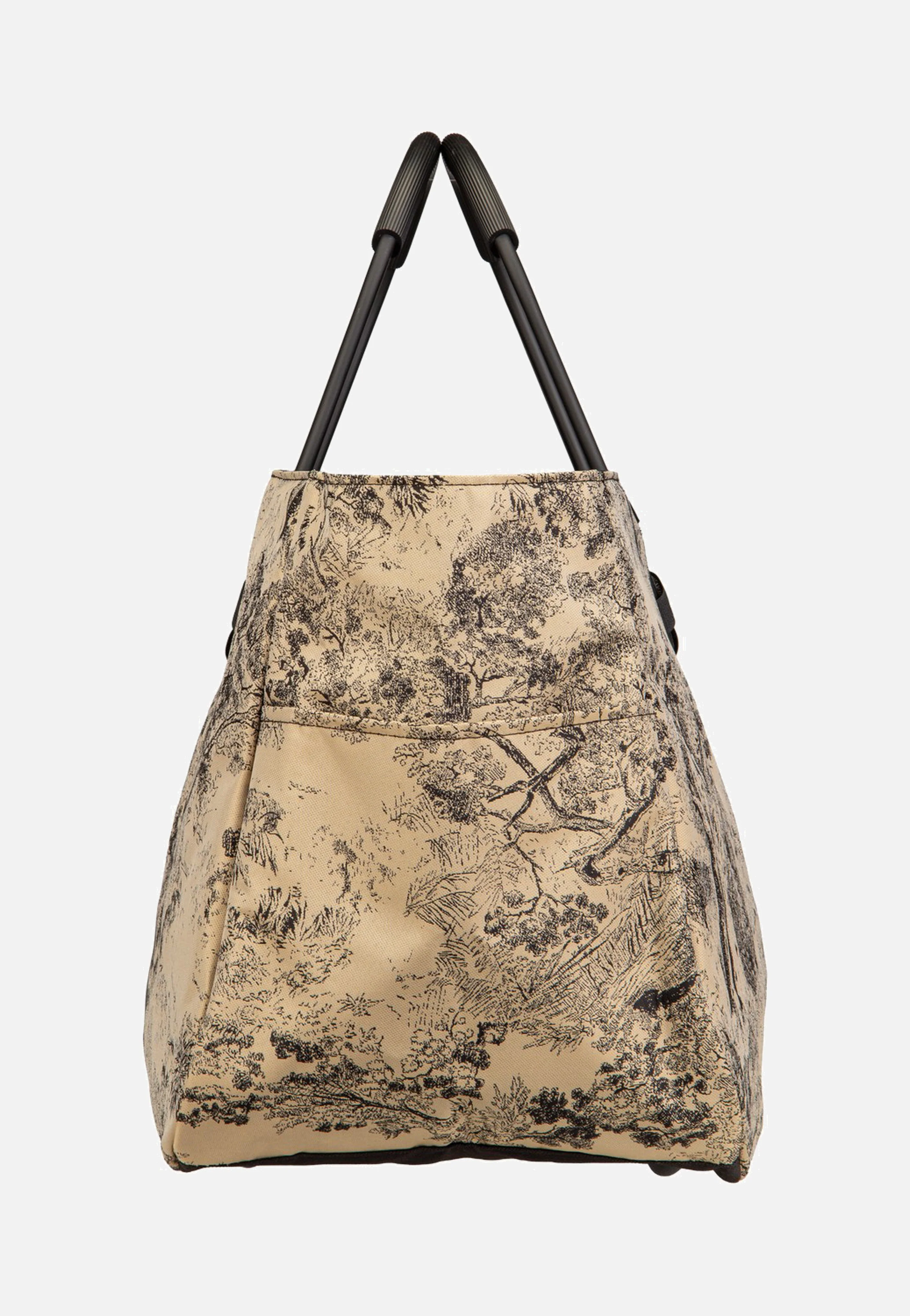 loopshopper L special edition Jacquard Brown - Einkaufskorb - Image 4