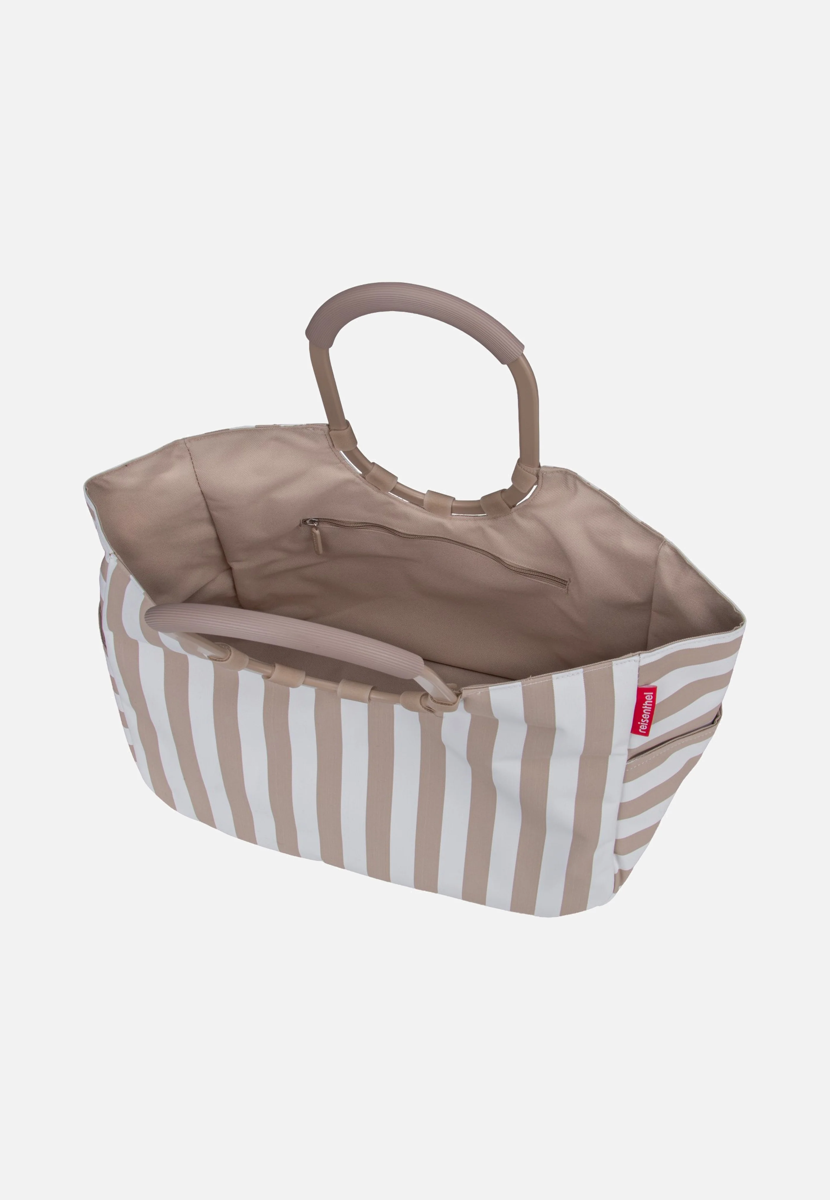 Loopshopper L Summerstripes Coffee - Einkaufskorb - Image 5