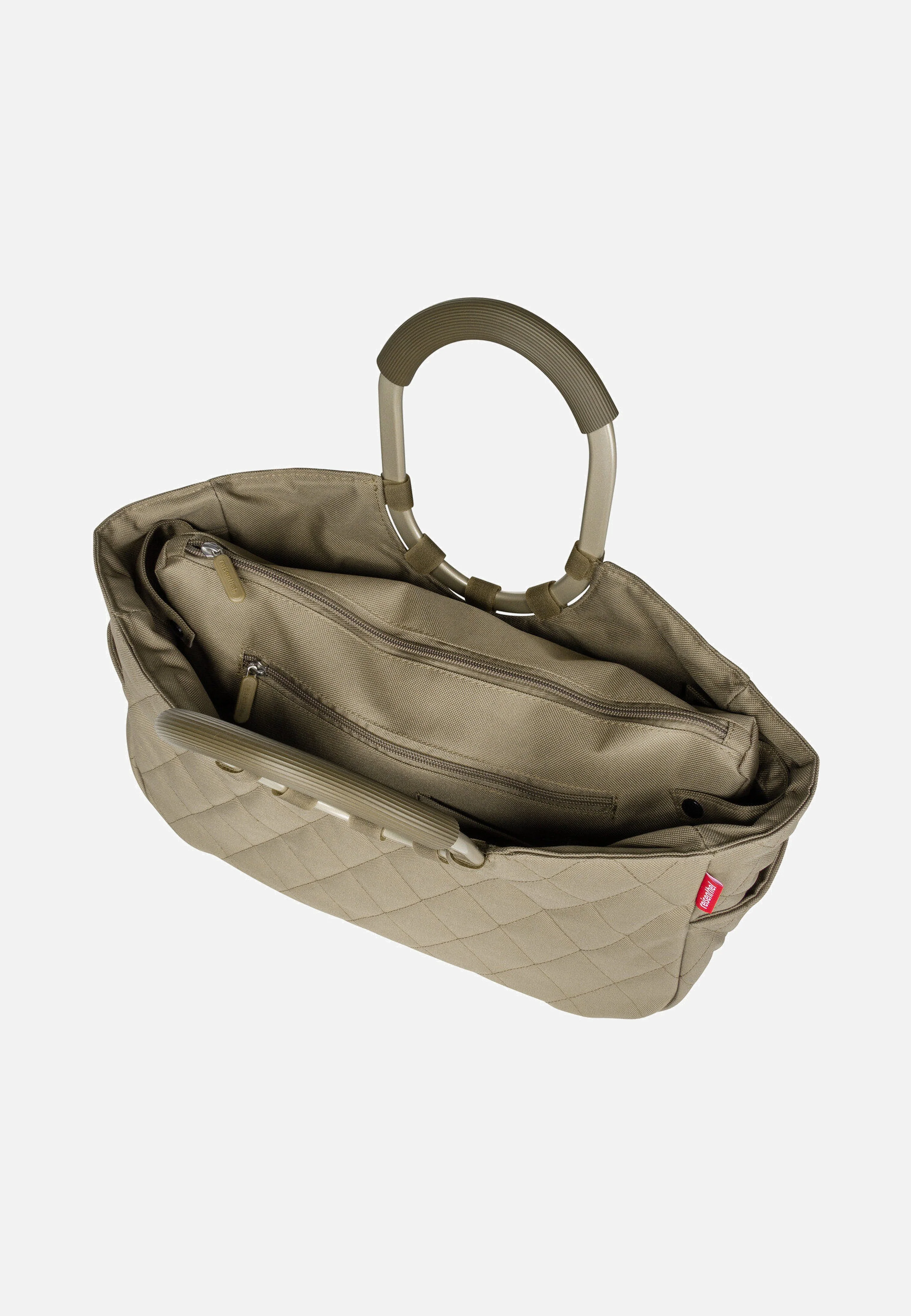 loopshopper M frame Frame Rhombus Olive - Einkaufskorb - Image 3