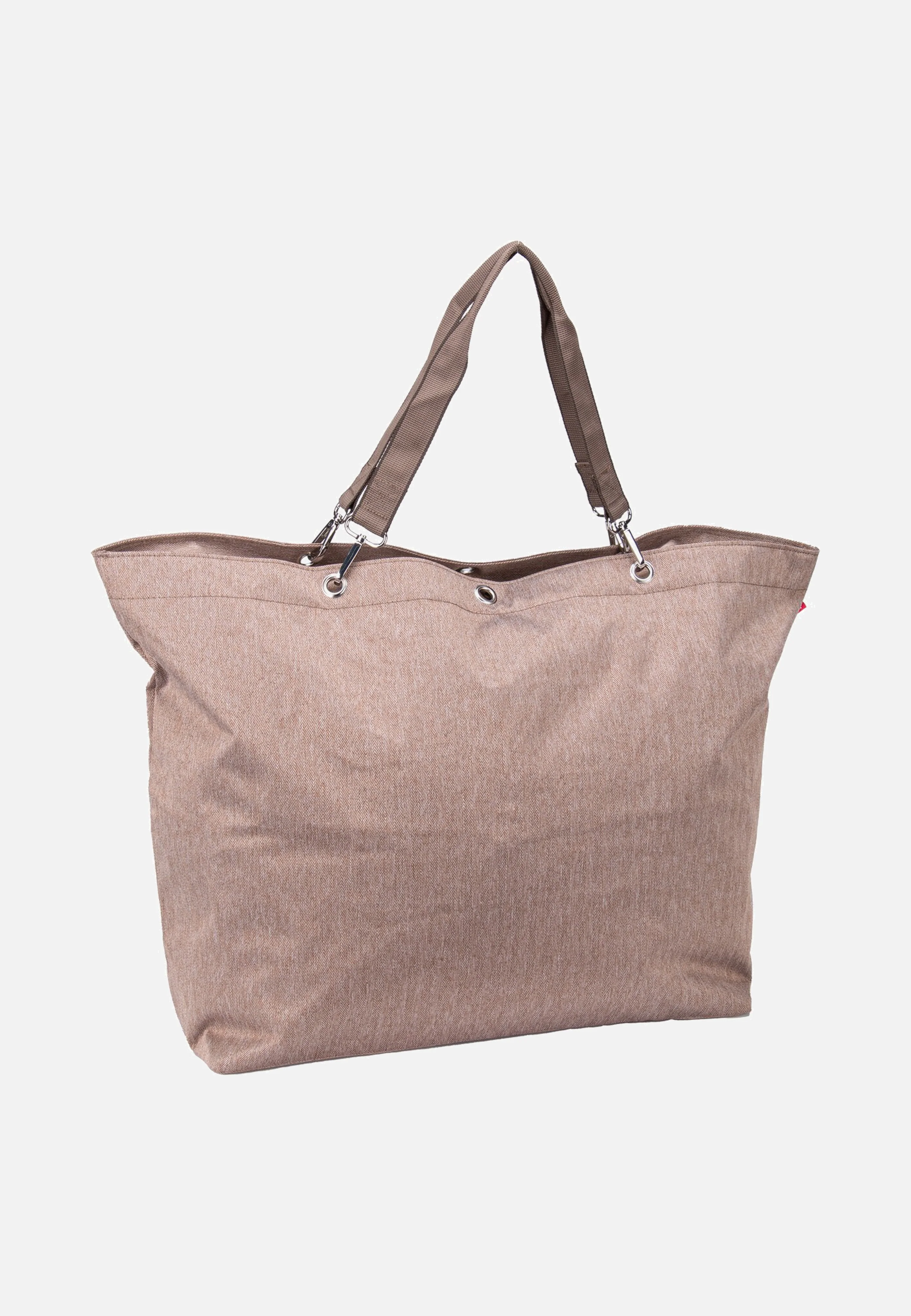 shopper XL Herringbone Mokka - Einkaufstasche