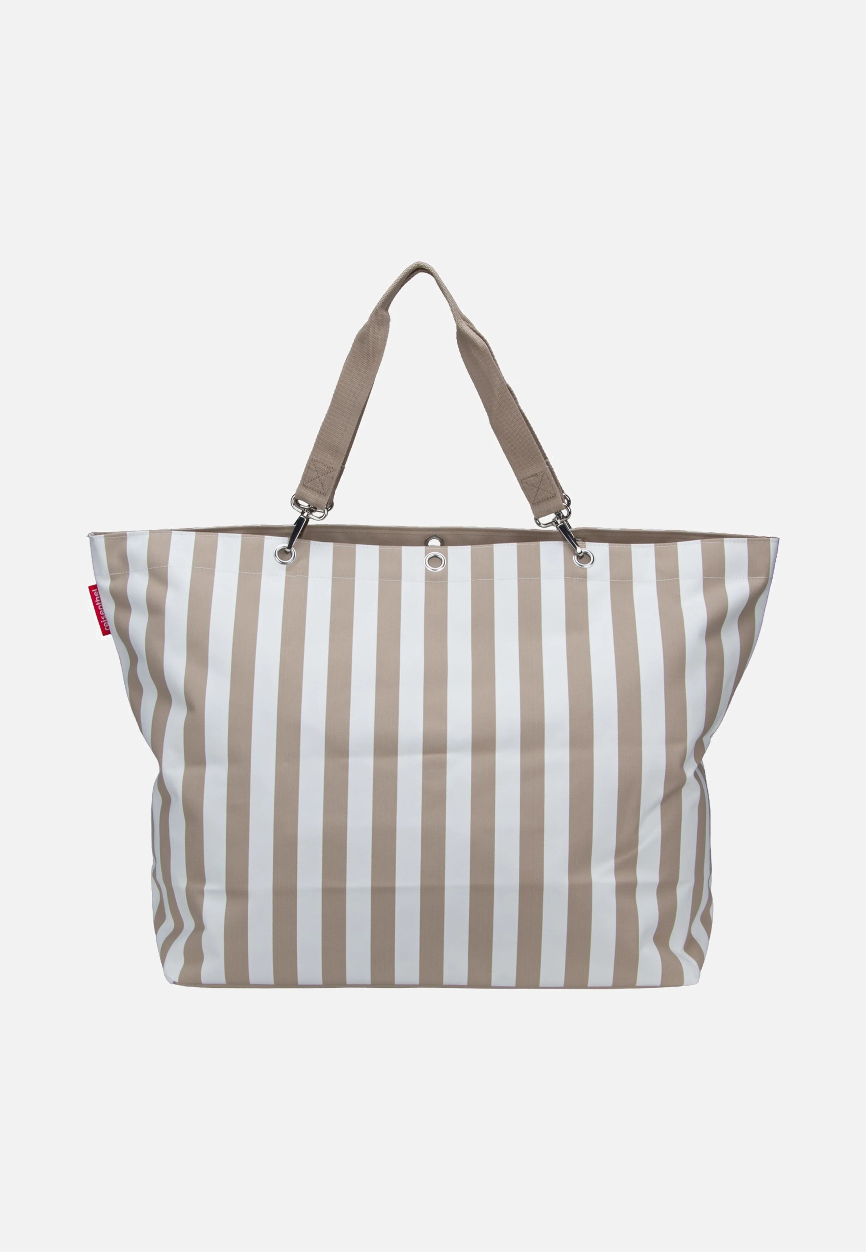 Shopper XL Summerstripes Coffee - Einkaufstasche - Image 2
