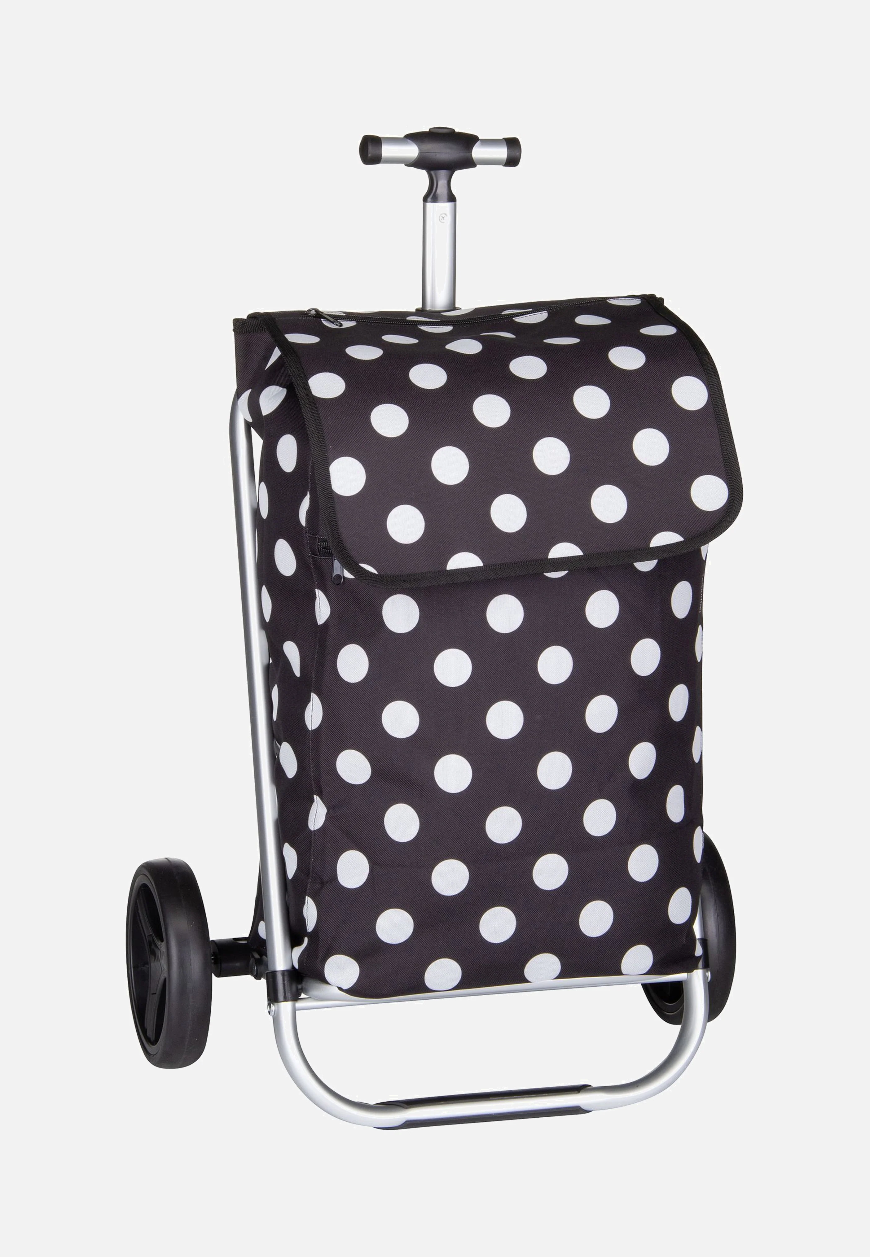 shopping Dots White - Einkaufstrolley