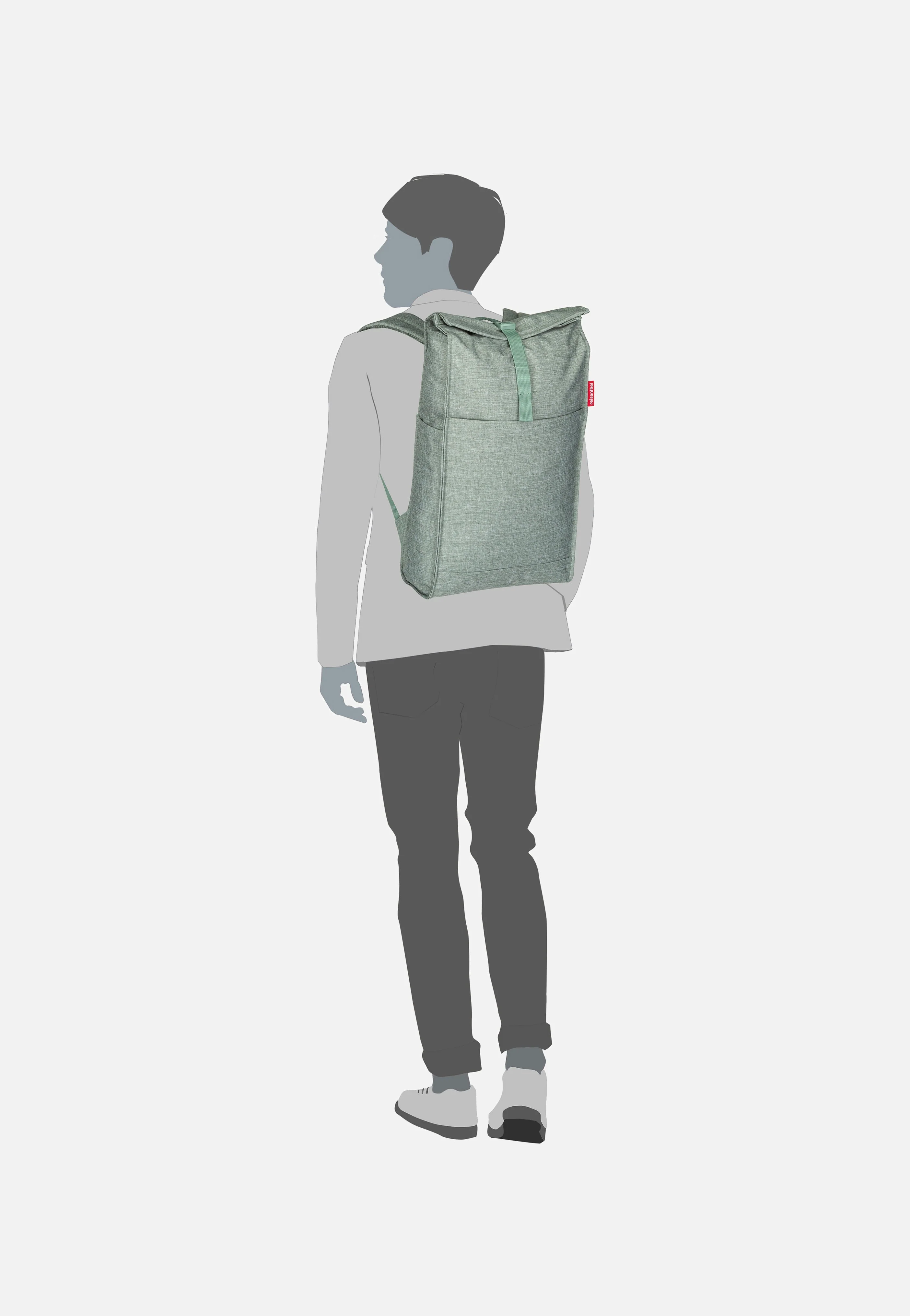 urban Twist Sage - Rolltop Rucksack - Image 7