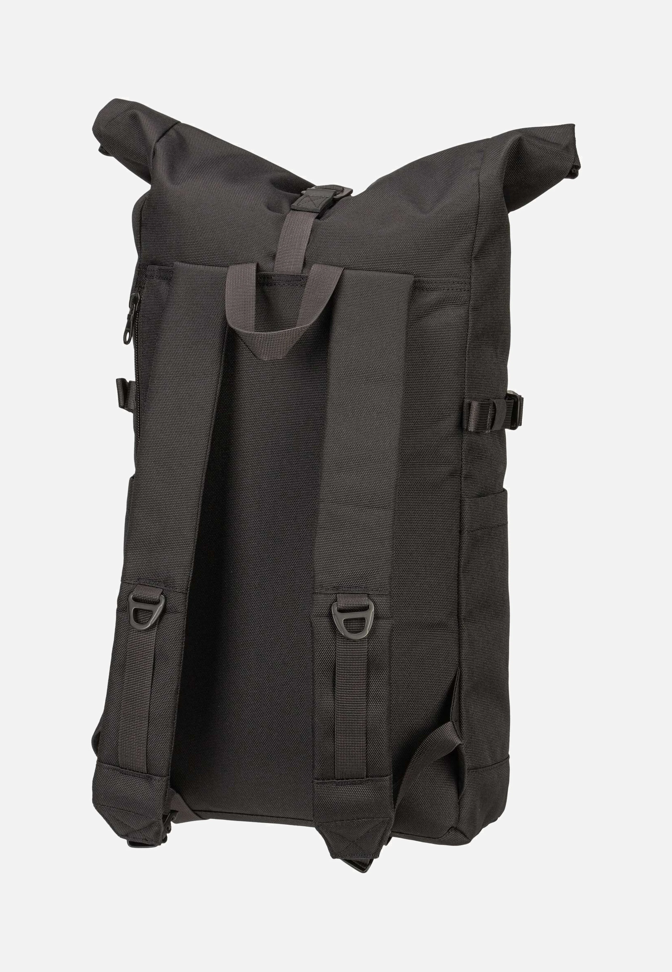 Icon BP M Black/Black Leather - Rolltop Rucksack - Image 2