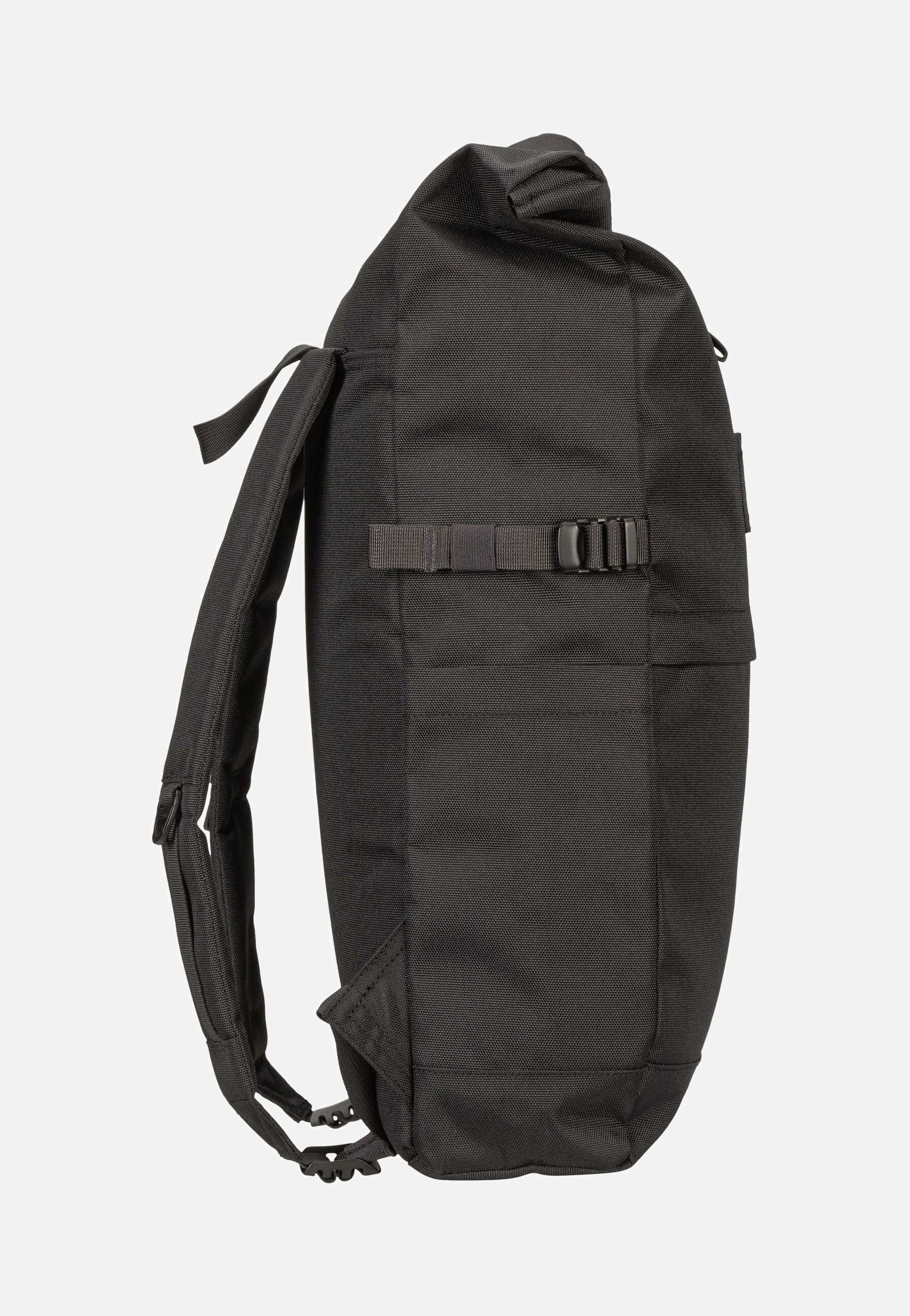 Icon BP M Black/Black Leather - Rolltop Rucksack - Image 4