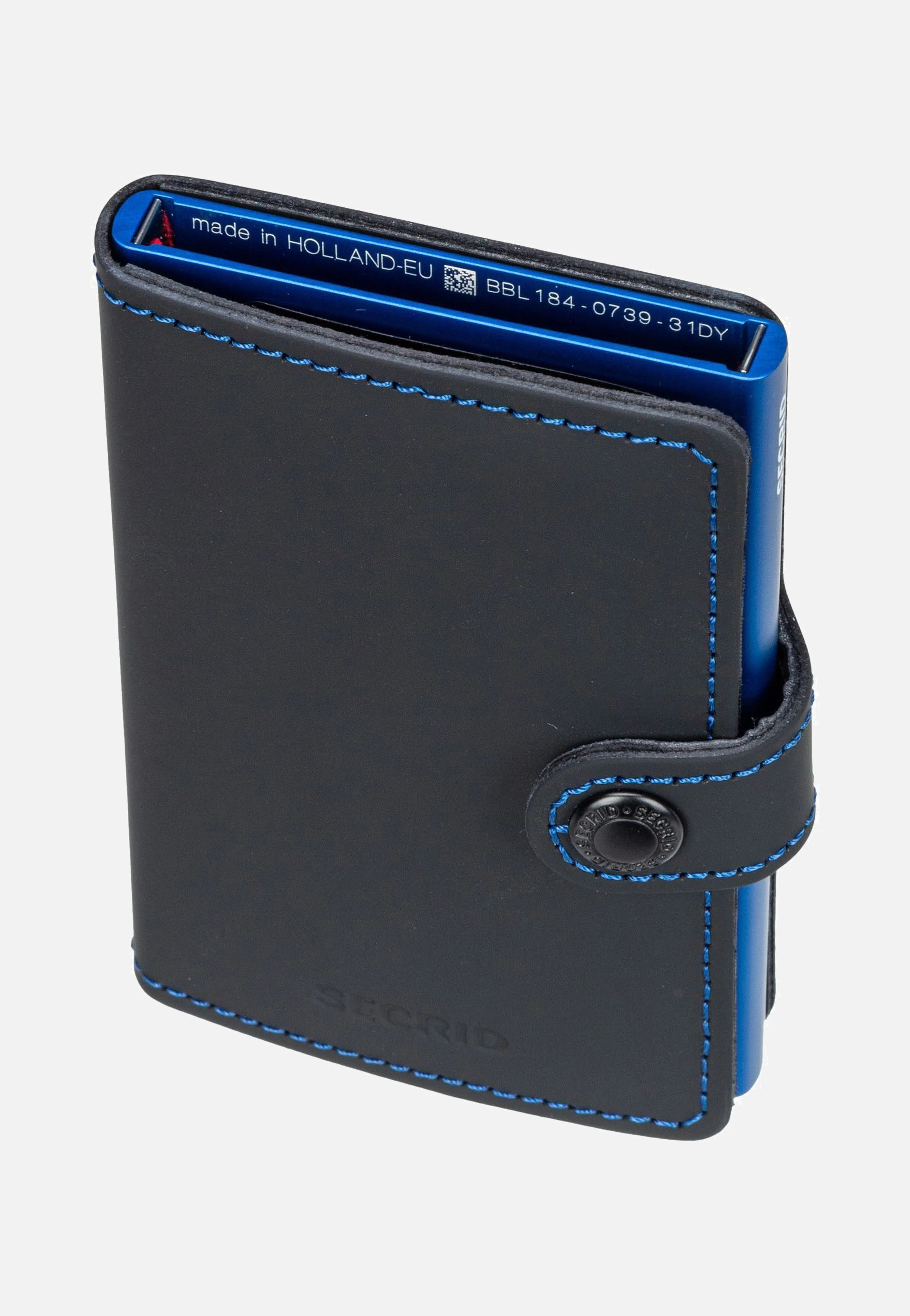 Miniwallet Matte Black & Blue - Portemonnaie - Image 6