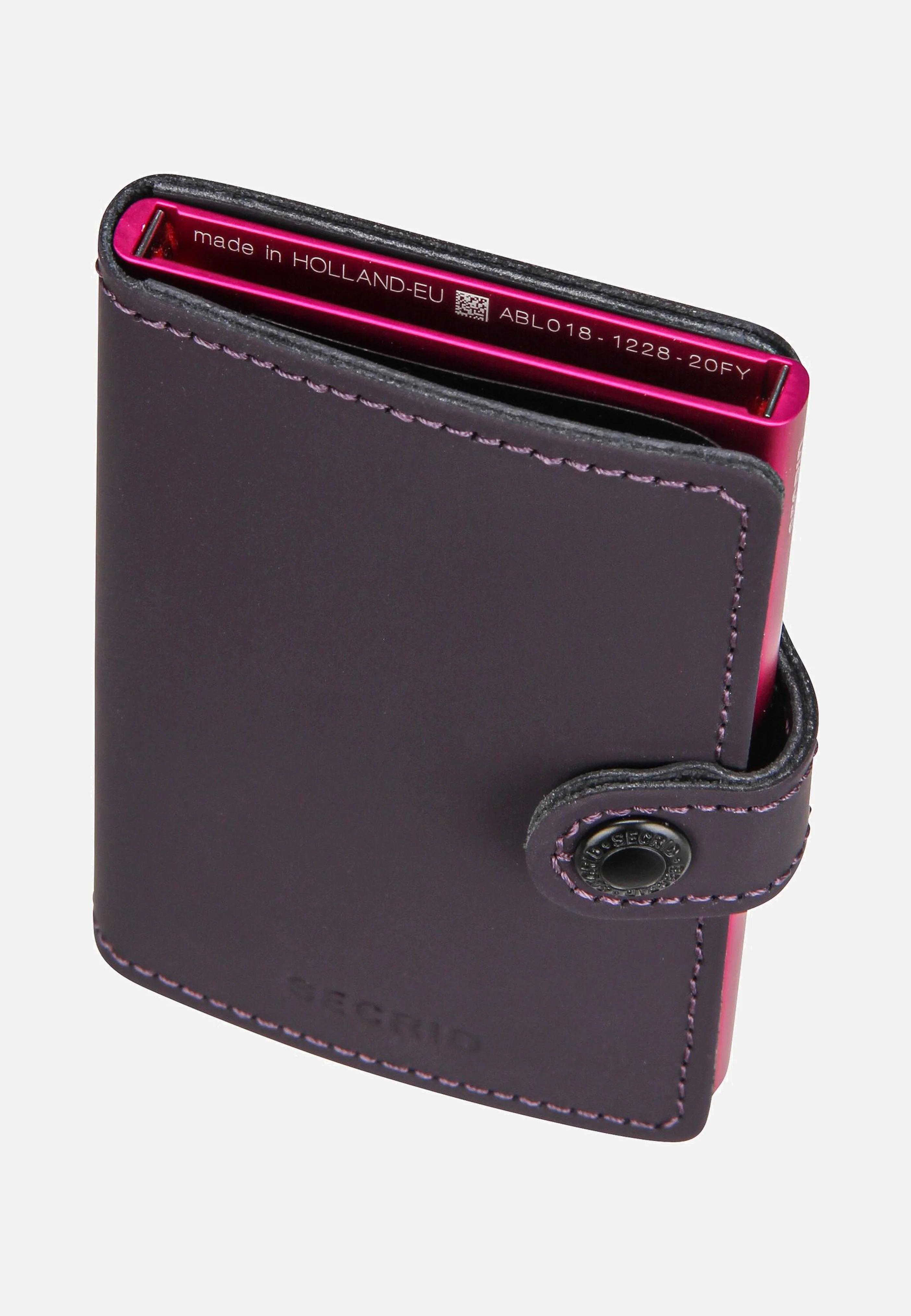 Miniwallet Matte Dark Purple-Fuchsia - Portemonnaie - Image 6