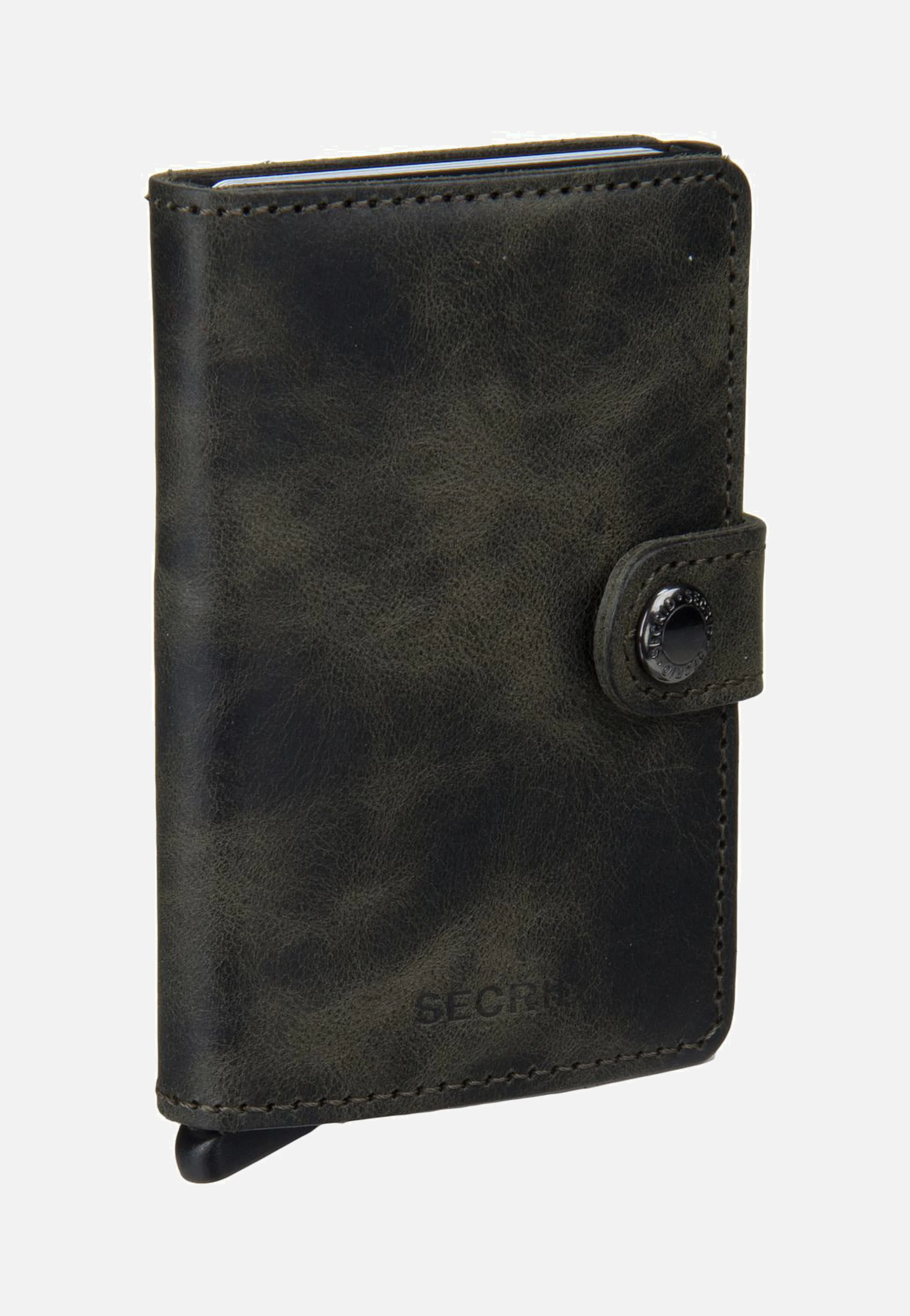 Miniwallet Vintage Olive-Black - Portemonnaie