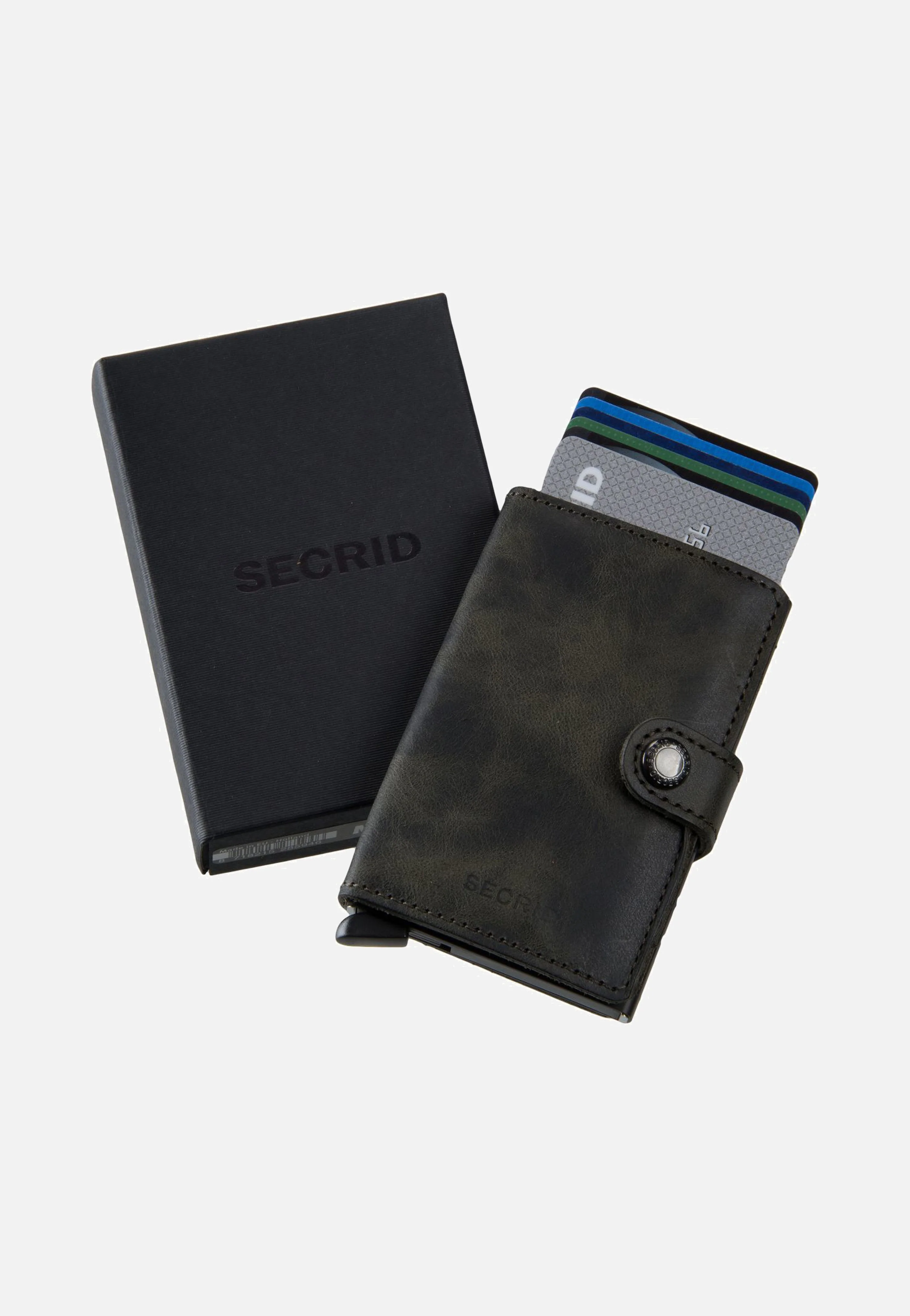 Miniwallet Vintage Olive-Black - Portemonnaie - Image 6