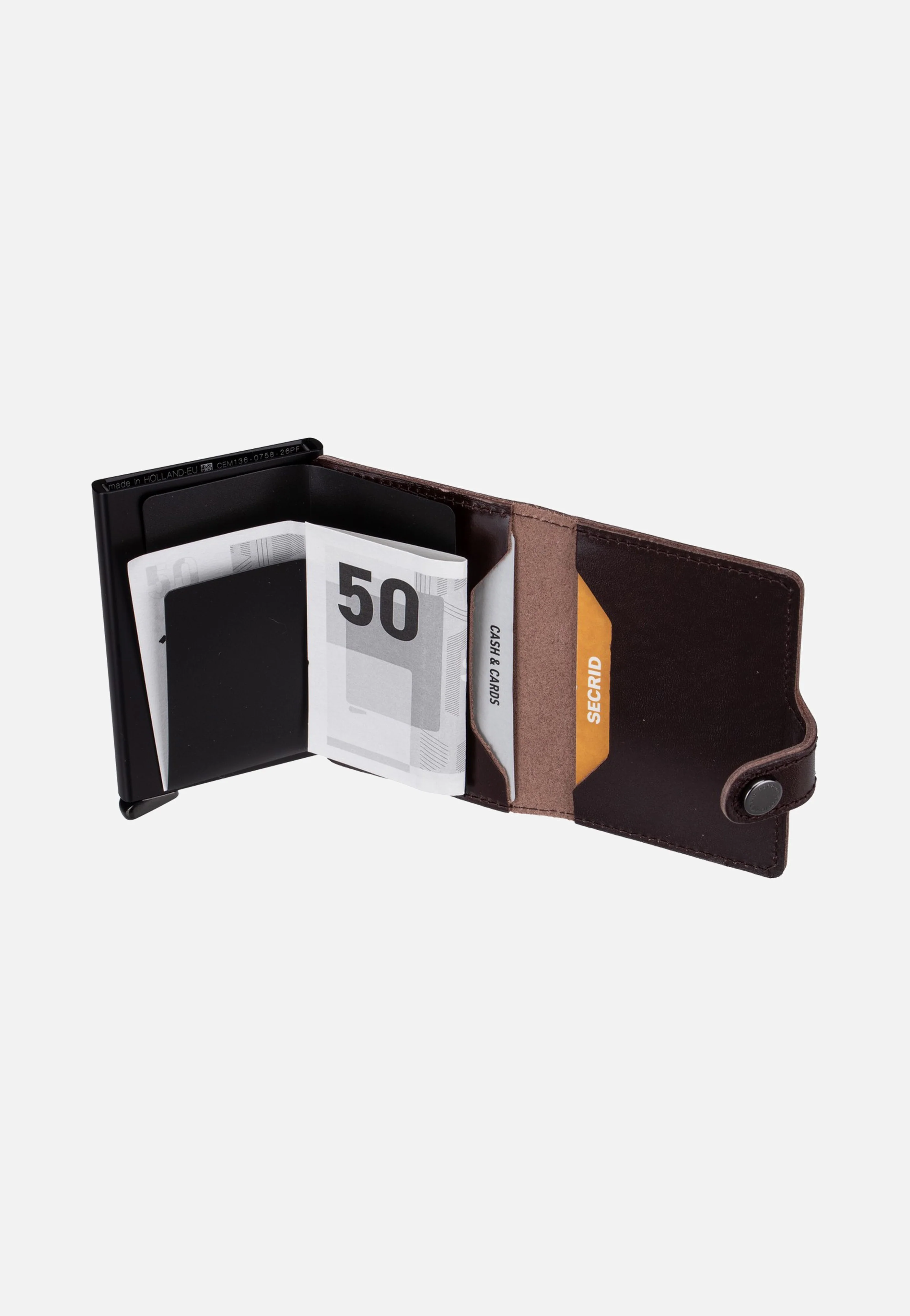 Premium Miniwallet+ Dusk Dark Brown - Portemonnaie - Image 6