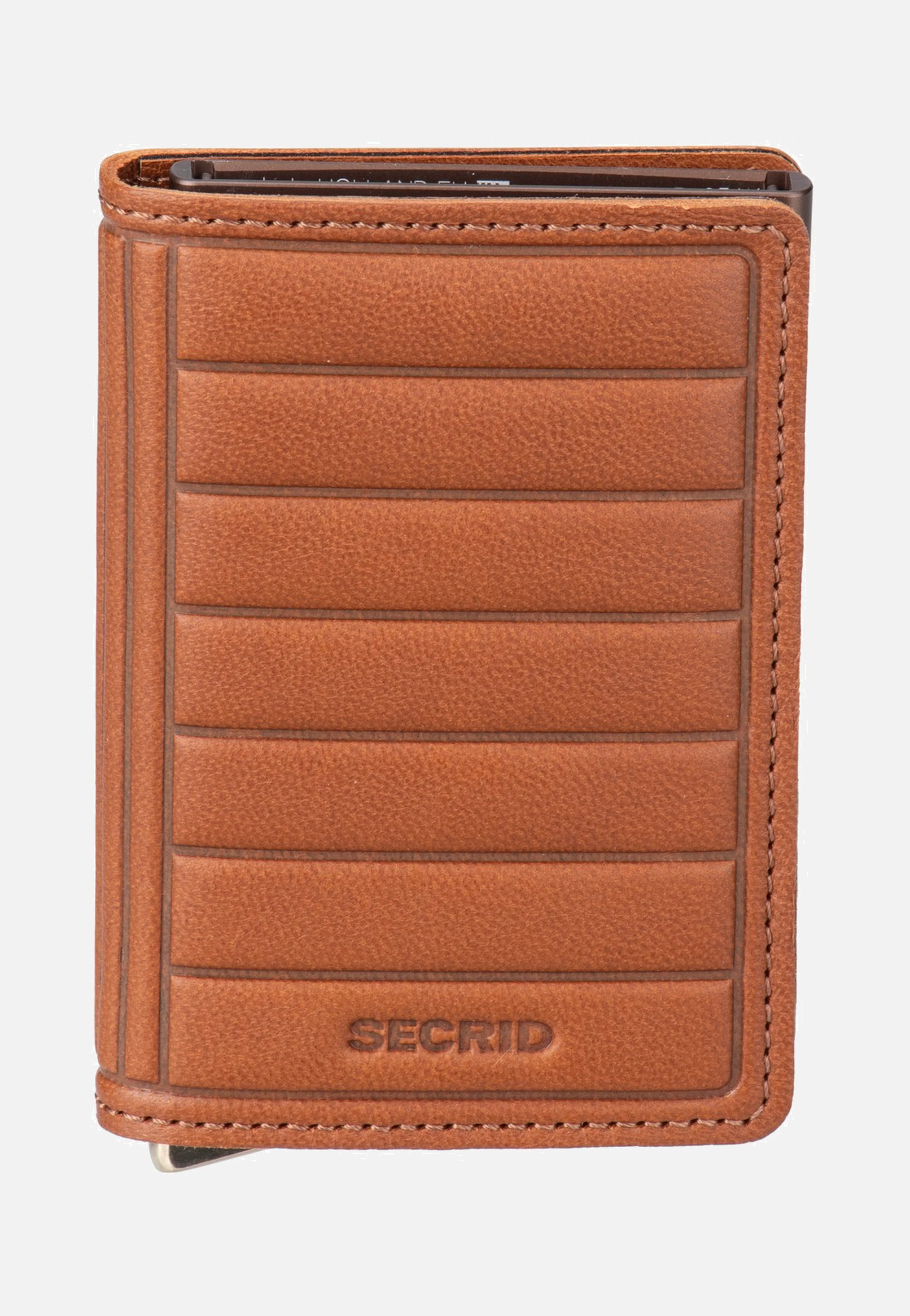 Slimwallet Emboss Lines Cognac+ - Portemonnaie - Image 3