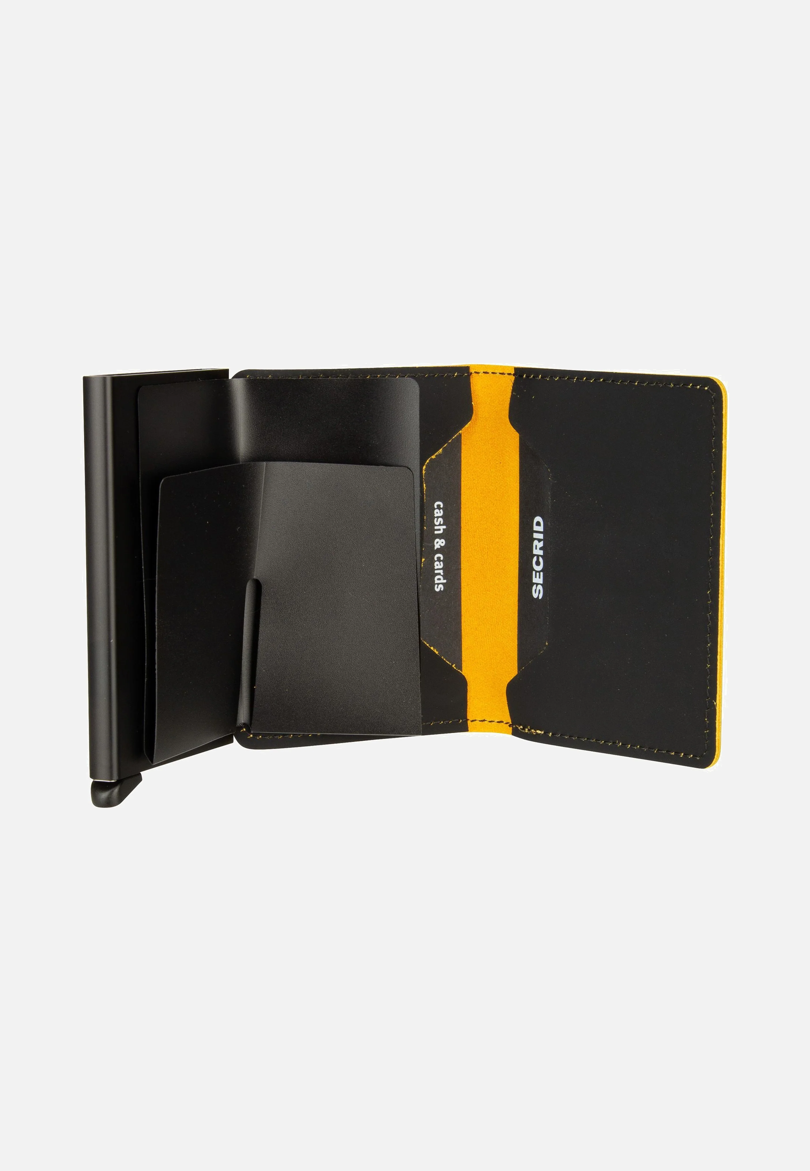 Slimwallet Matte Black-Ochre - Portemonnaie - Image 3
