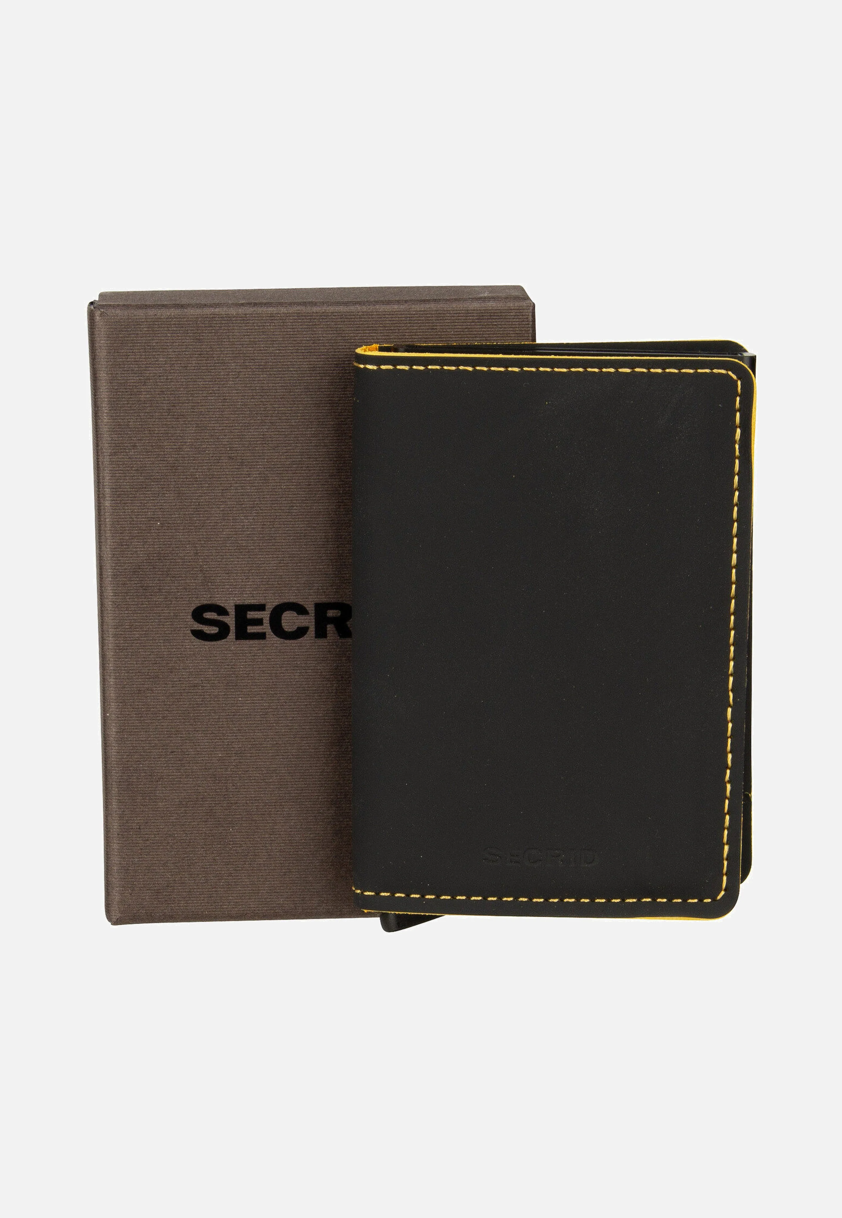 Slimwallet Matte Black-Ochre - Portemonnaie - Image 5