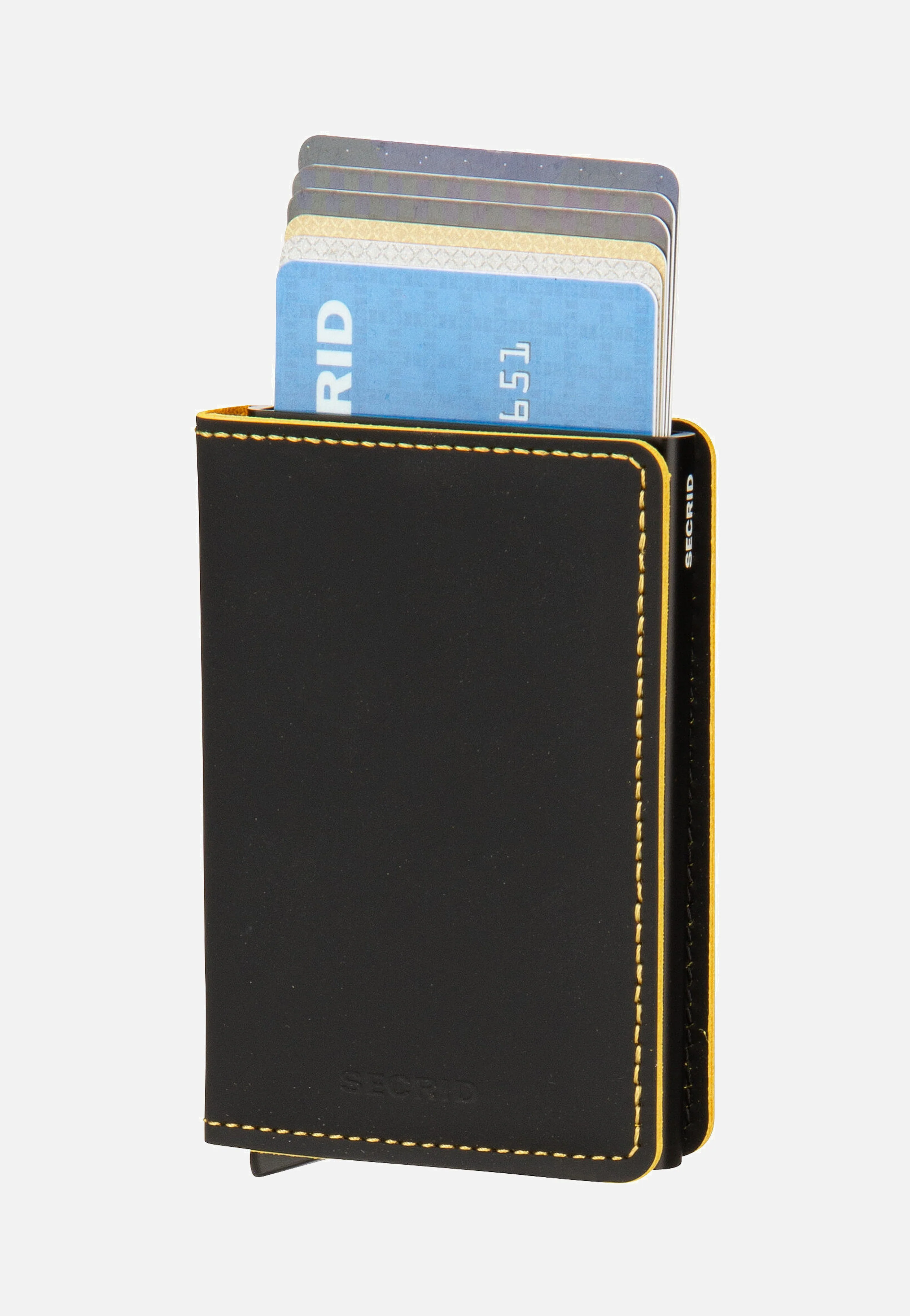 Slimwallet Matte Black-Ochre - Portemonnaie - Image 6