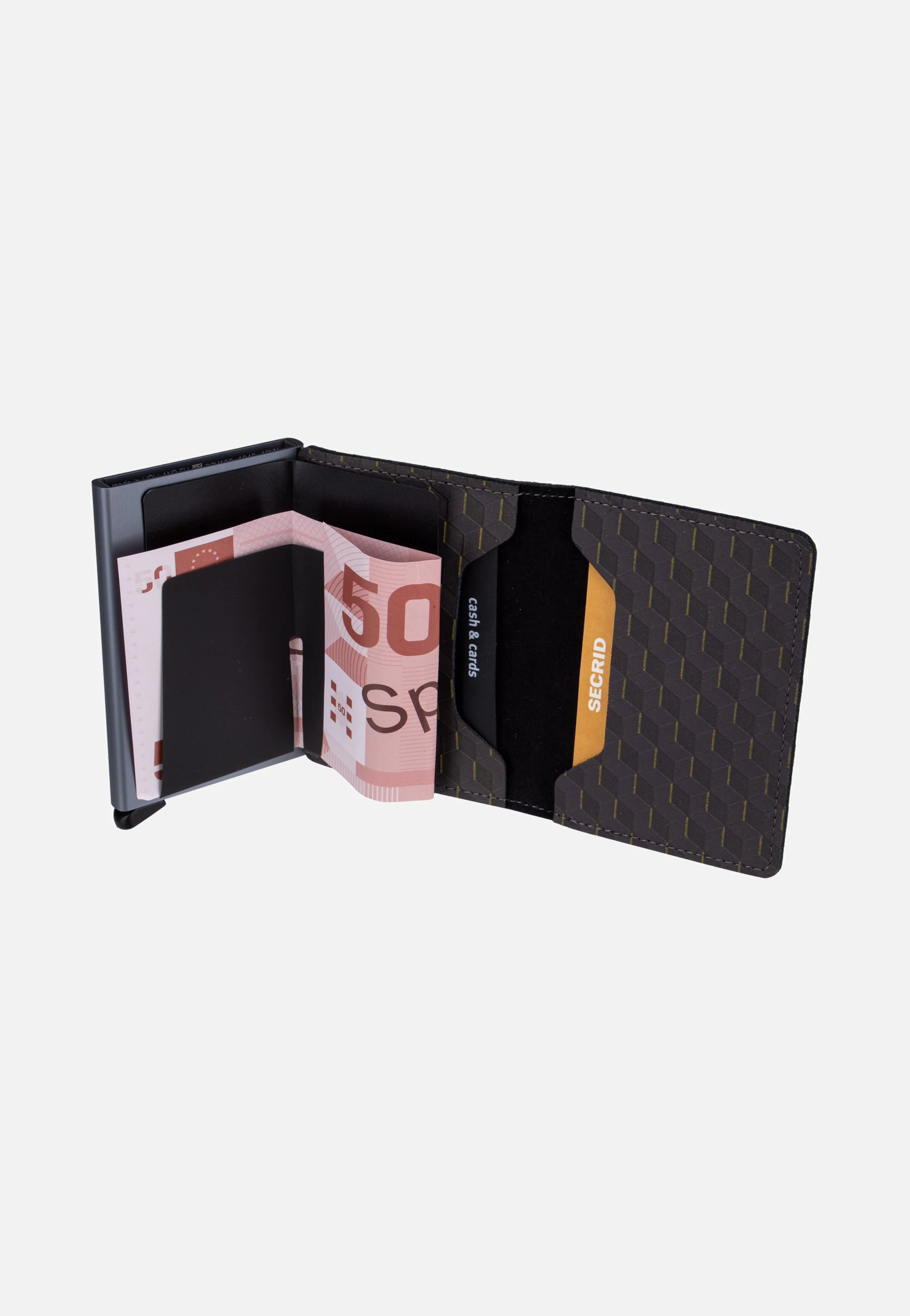 Slimwallet Optical Grey-Yellow - Portemonnaie - Image 6