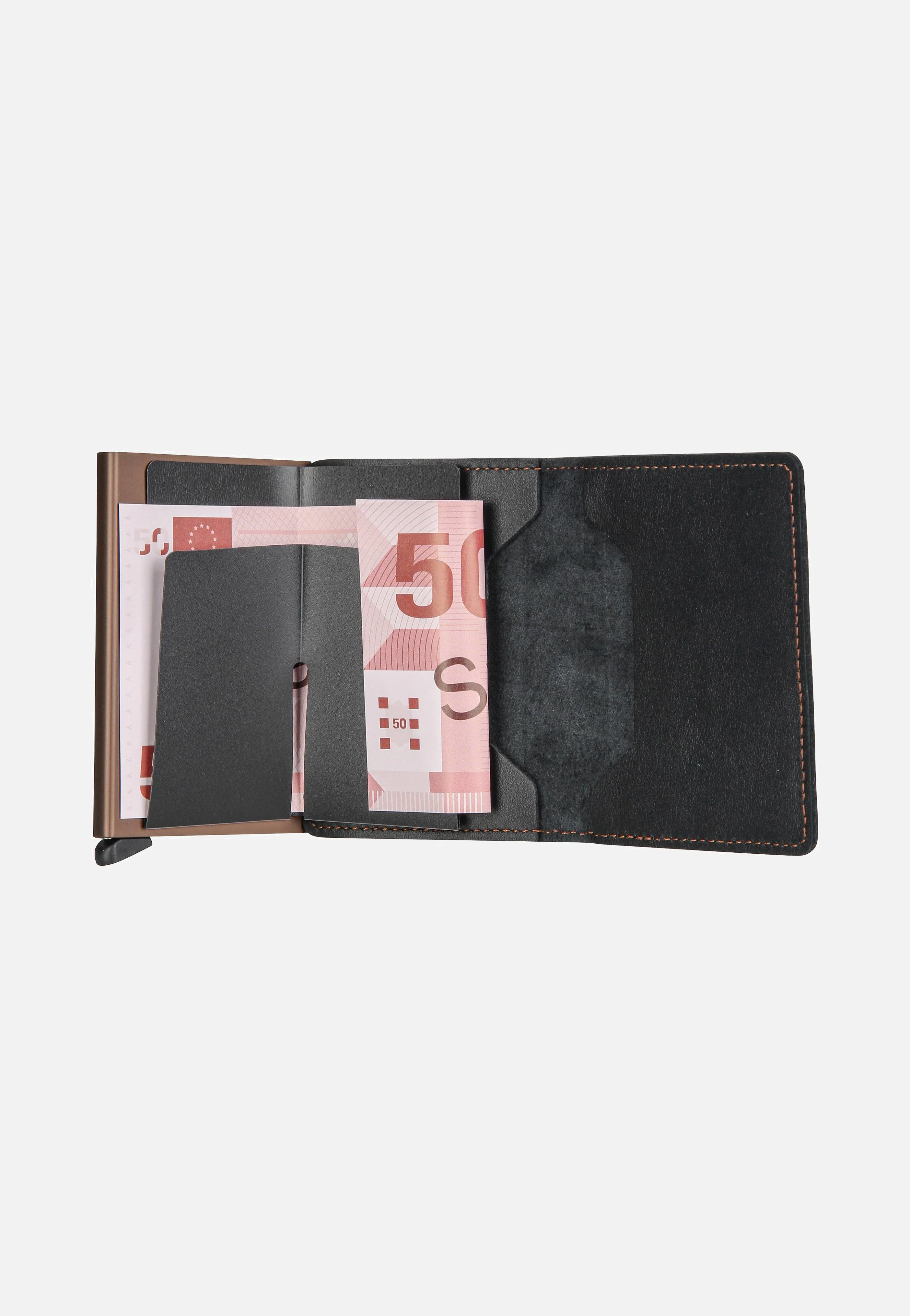 Slimwallet Original Black-Brown - Portemonnaie - Image 4