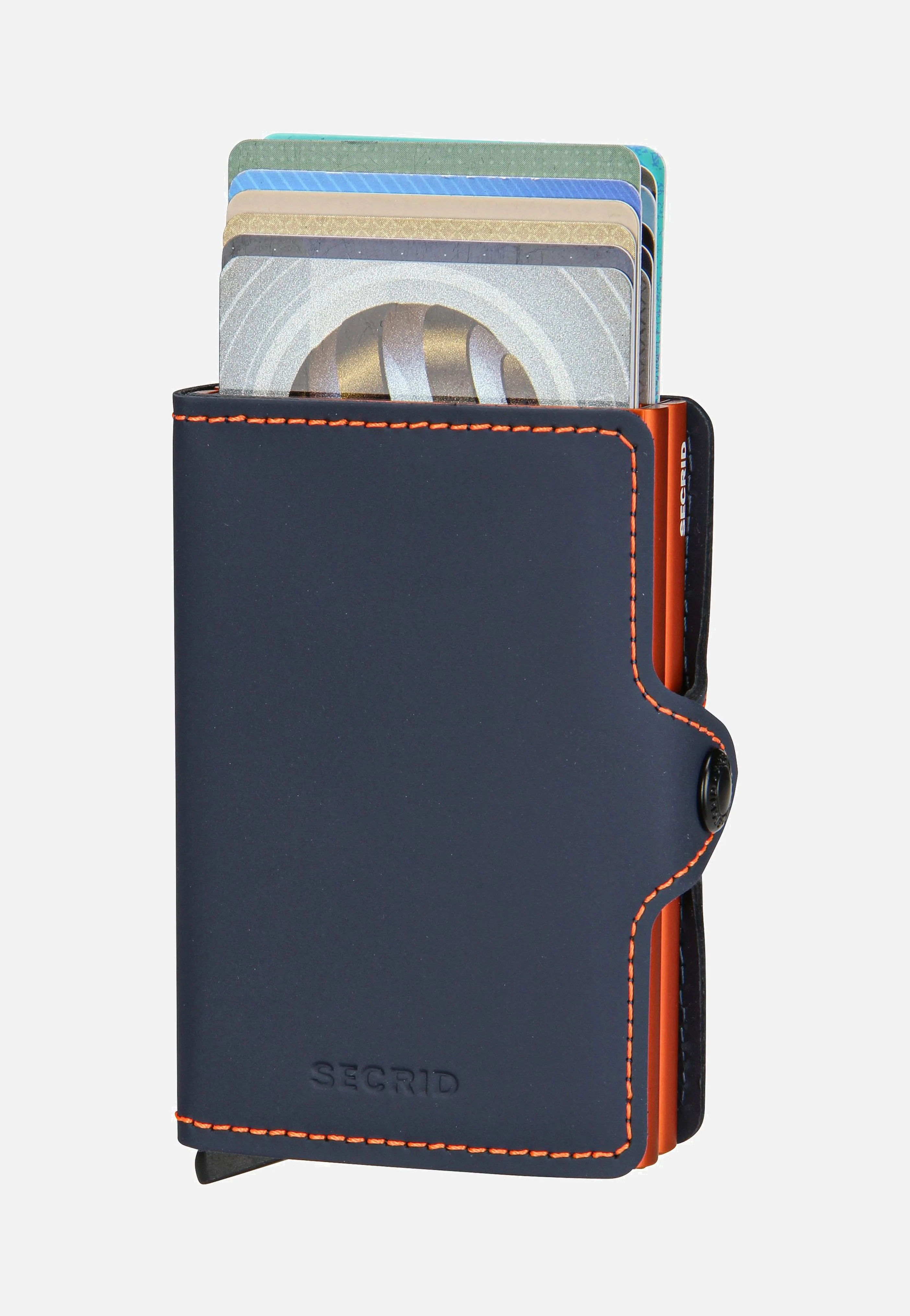 Twinwallet Matte Night Blue-Orange - Portemonnaie - Image 3